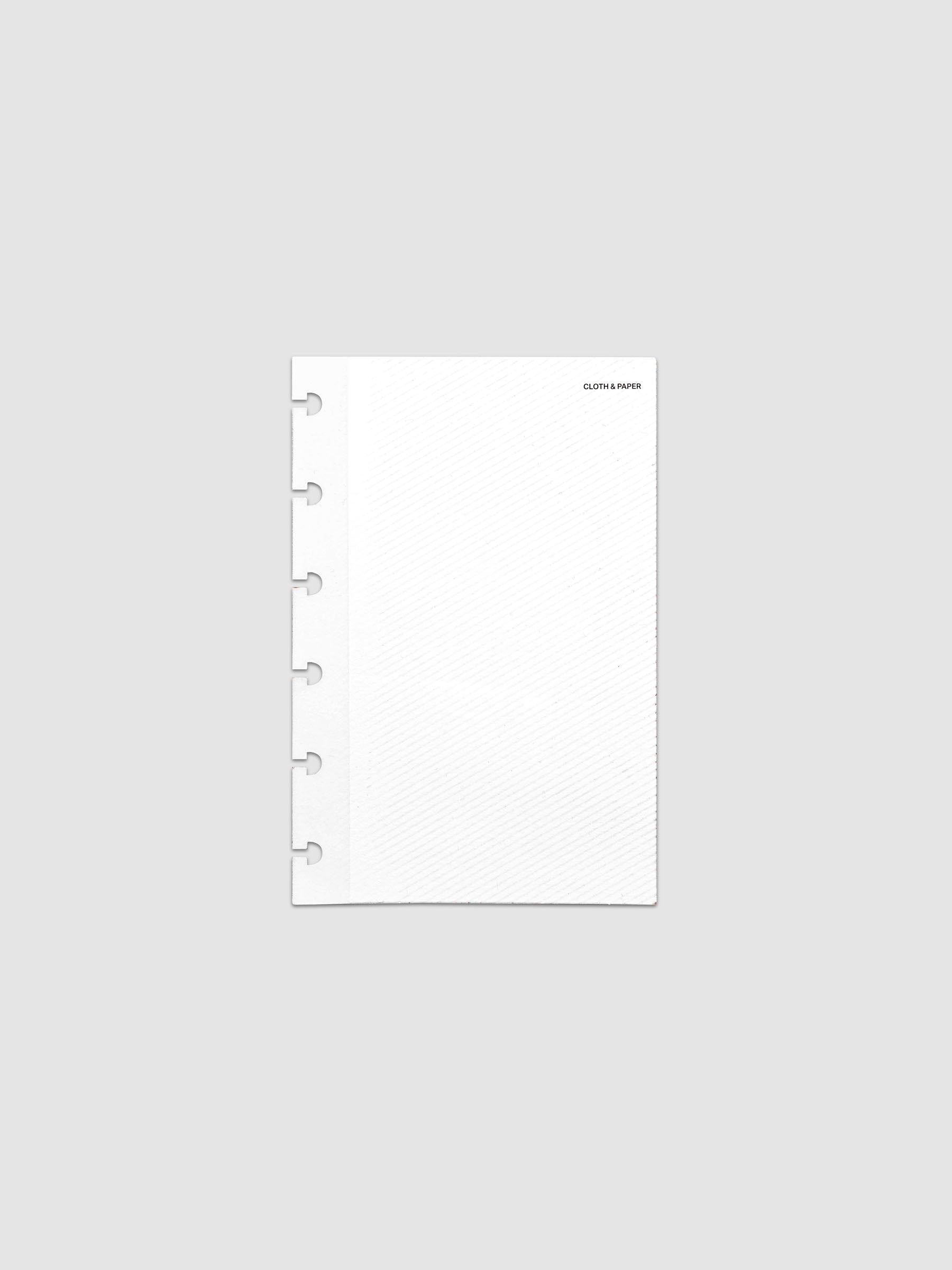Folded Collage Planner Dashboard, CP Petite 6-Disc Punch, front view of the closed dashboard alone