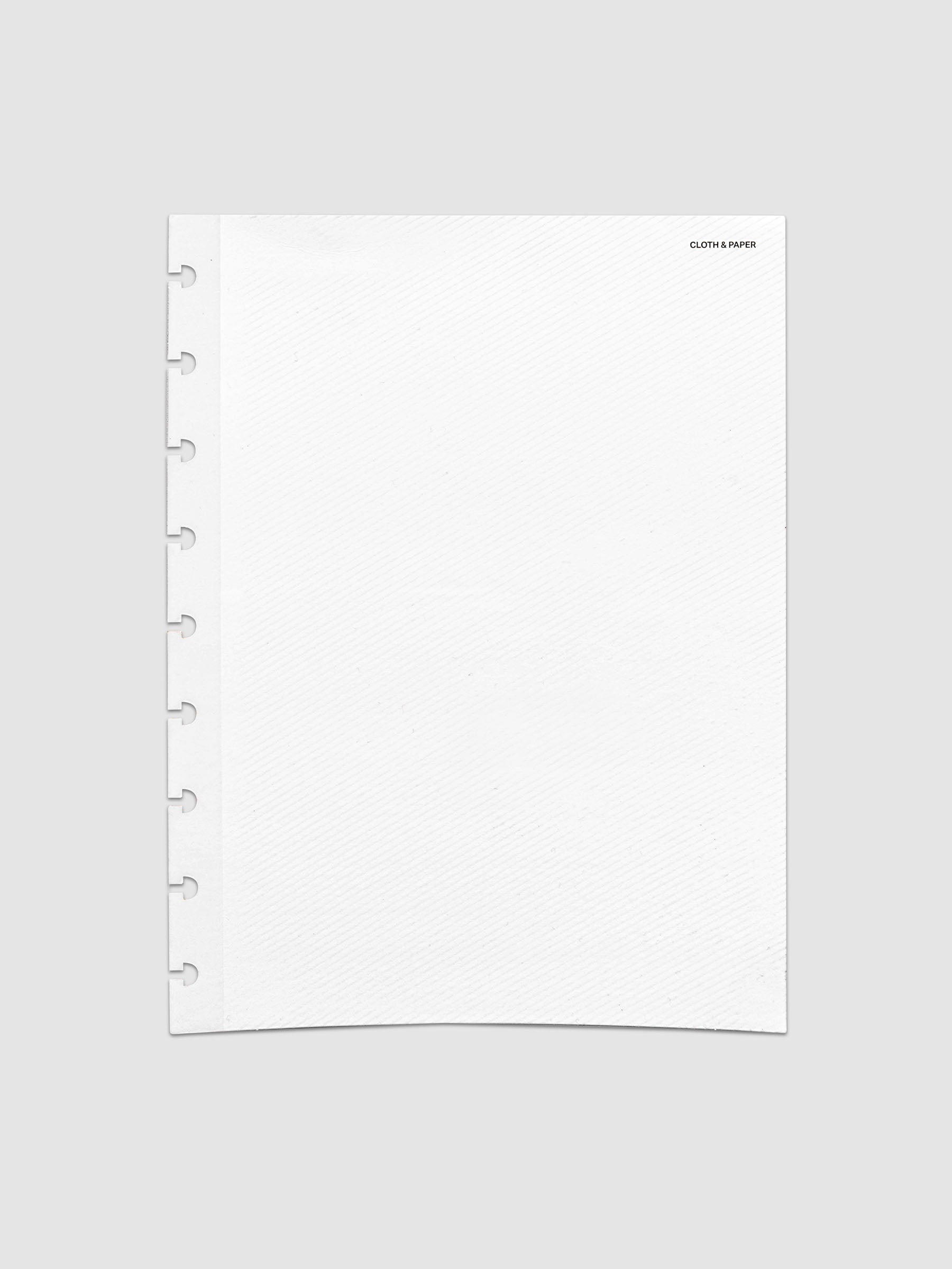Folded Collage Planner Dashboard, HP Classic 9-Disc Punch, front view of the closed dashboard alone