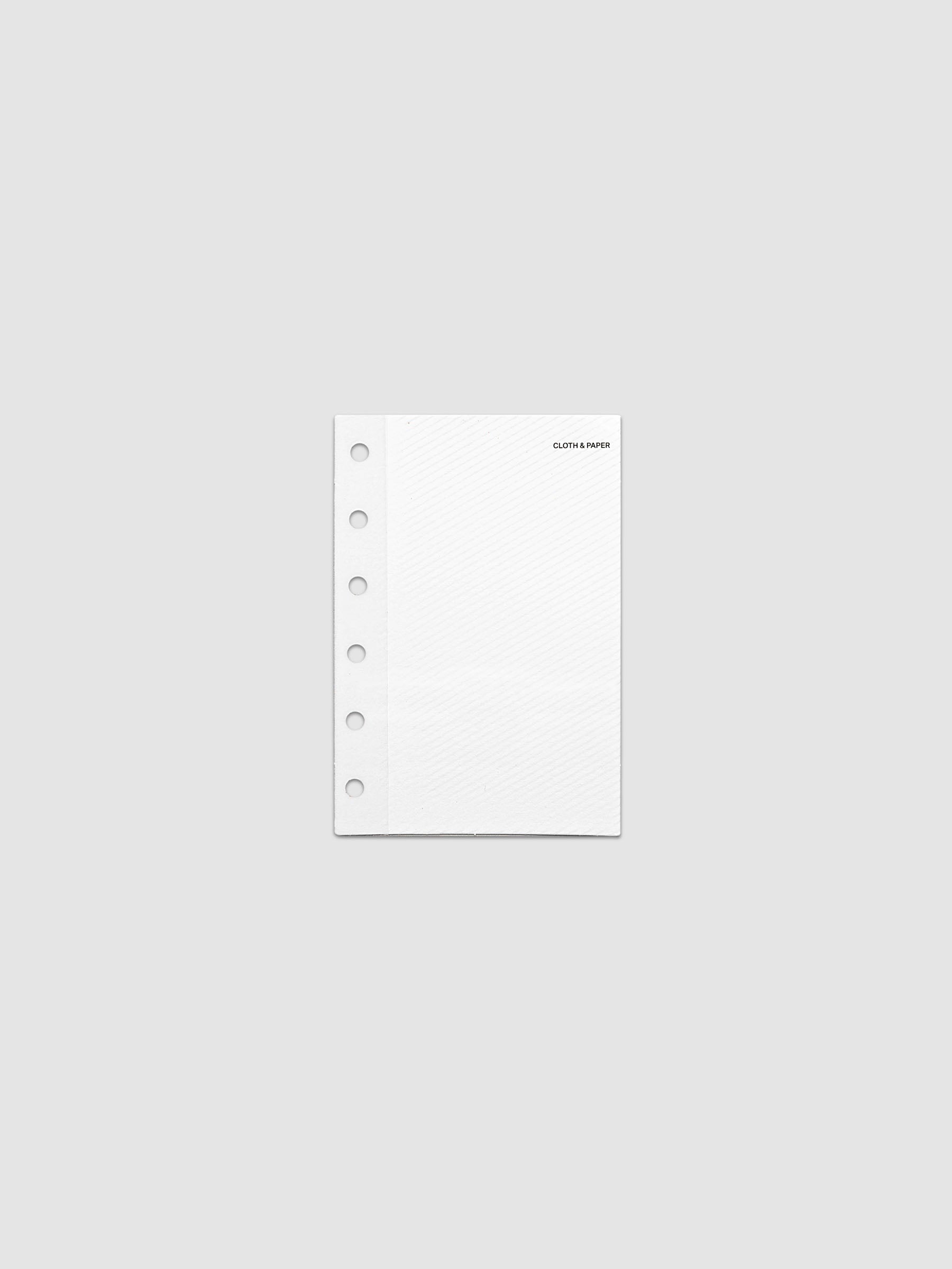 Folded Collage Planner Dashboard, Pocket 6-Ring Punch, front view of the closed dashboard alone