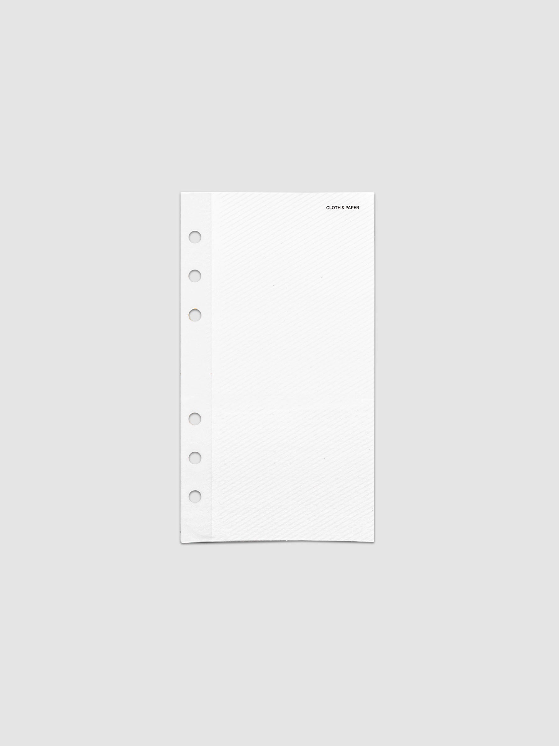 Folded Collage Planner Dashboard, Personal 6-Ring Punch, front view of the closed dashboard alone