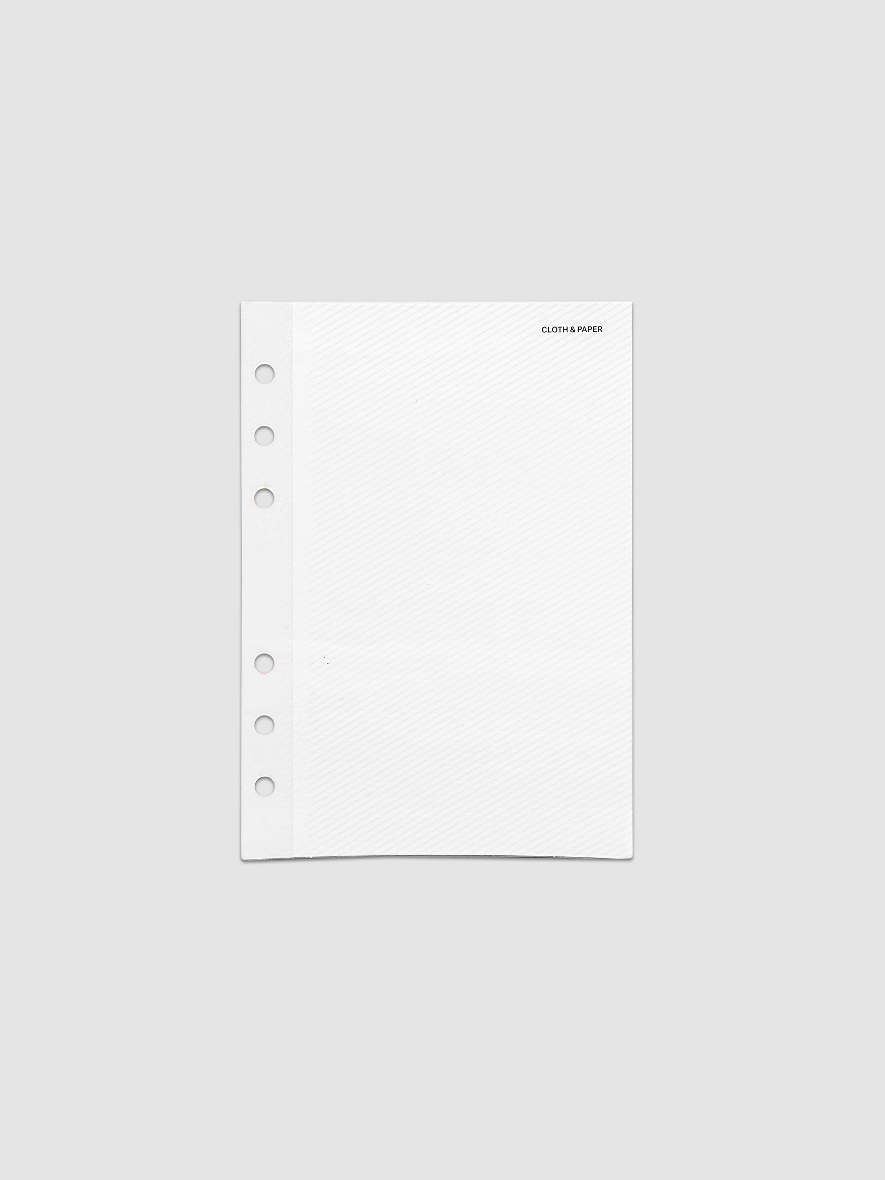 Folded Collage Planner Dashboard, Personal Wide 6-Ring Punch, front view of the closed dashboard alone