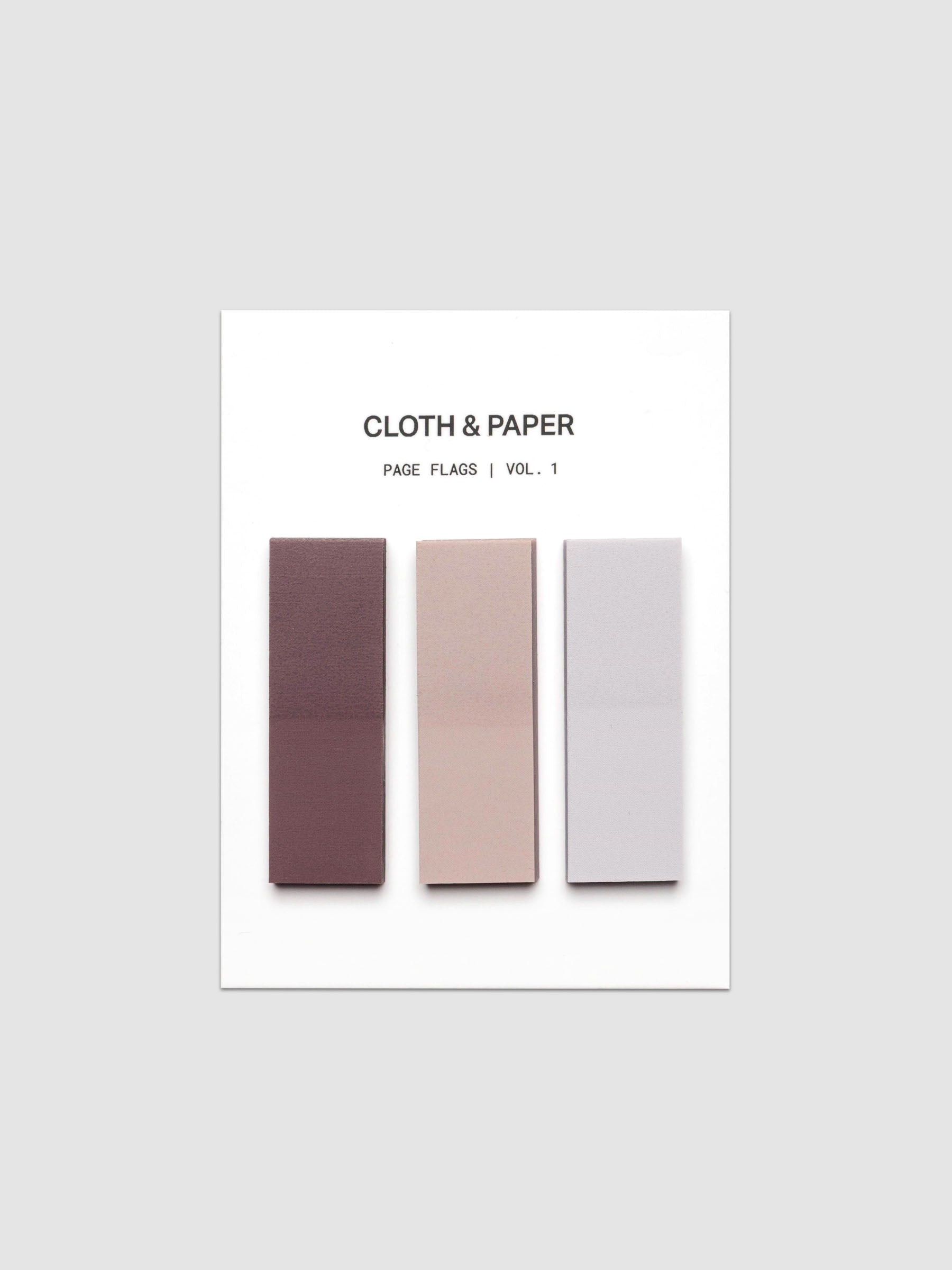 Rectangular Page Flag Trio in the colors Bordeaux | Demure | Champagne.