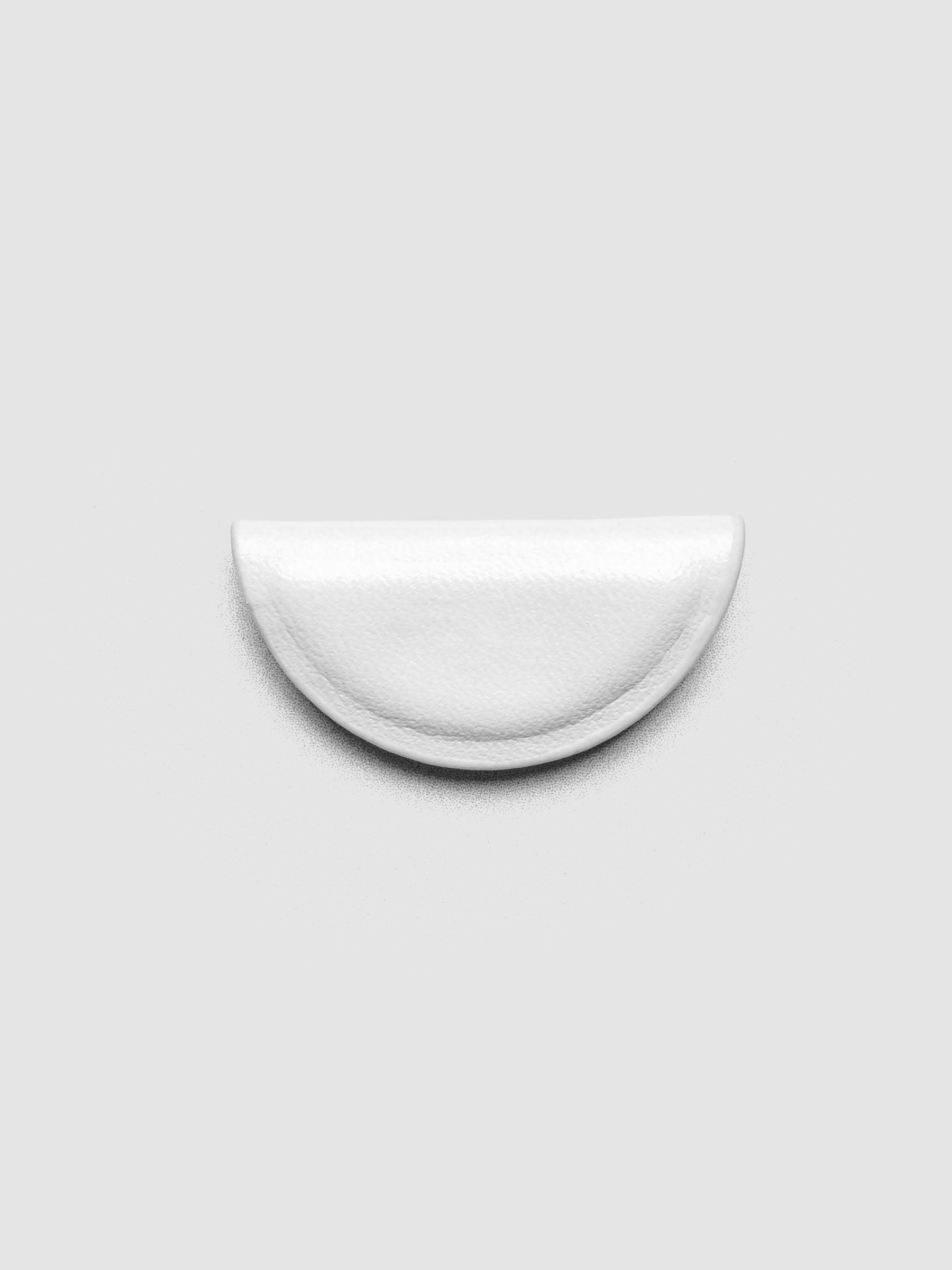 Aspen (white) mini magnetic bookmark folded in half