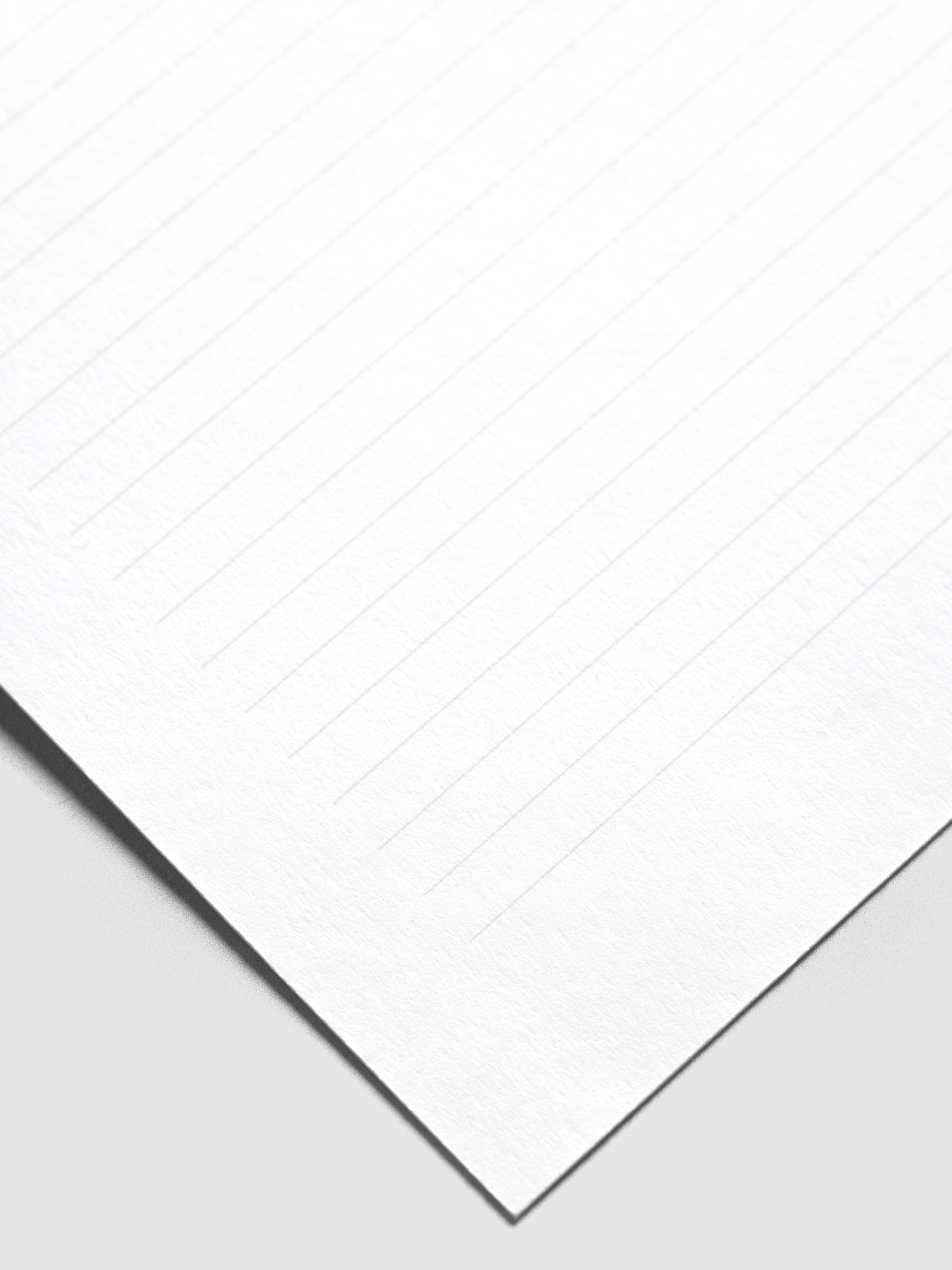Close up of lined notes page from Letter to Your Future Self Card Set.
