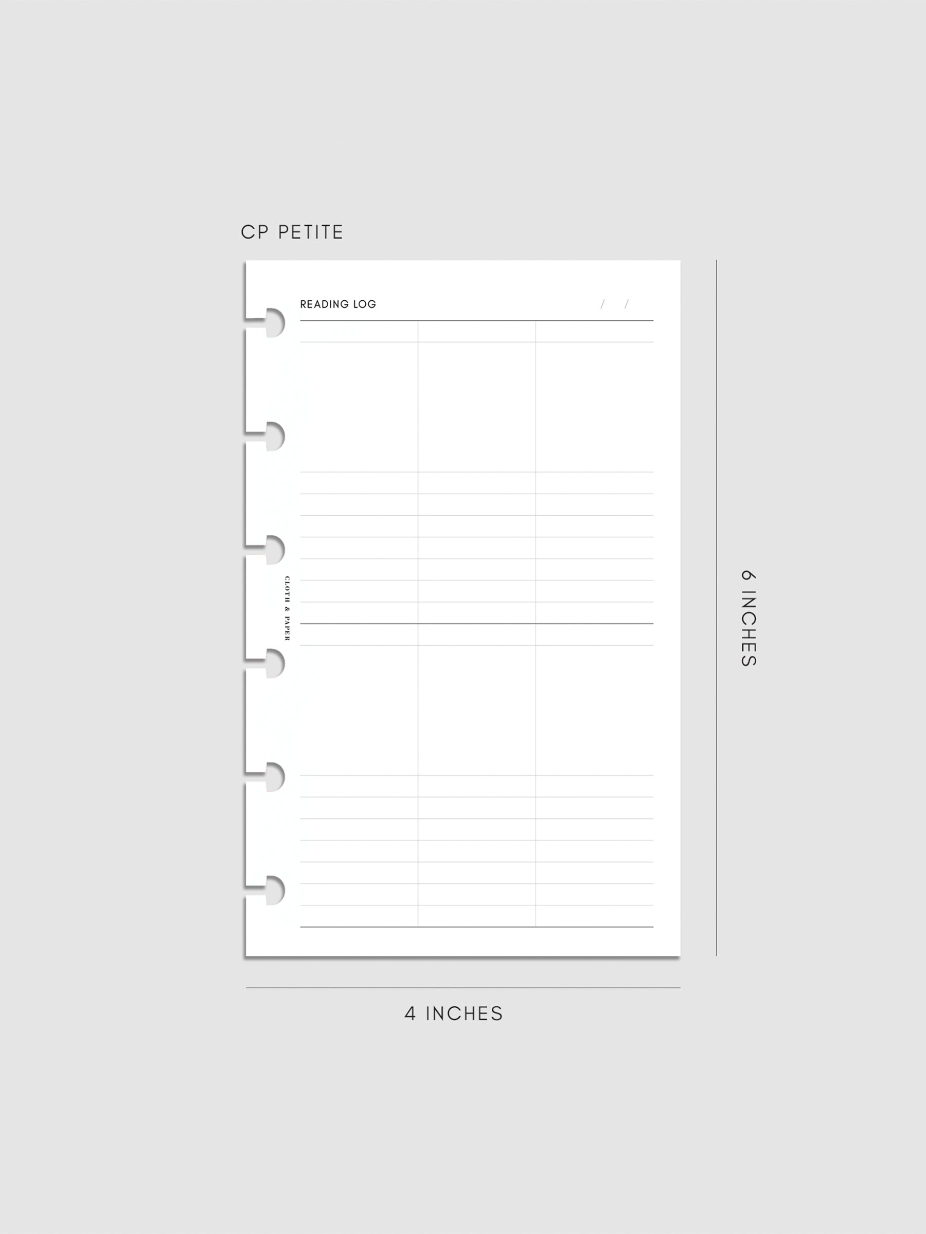 Digital mockup of insert in CP Petite.