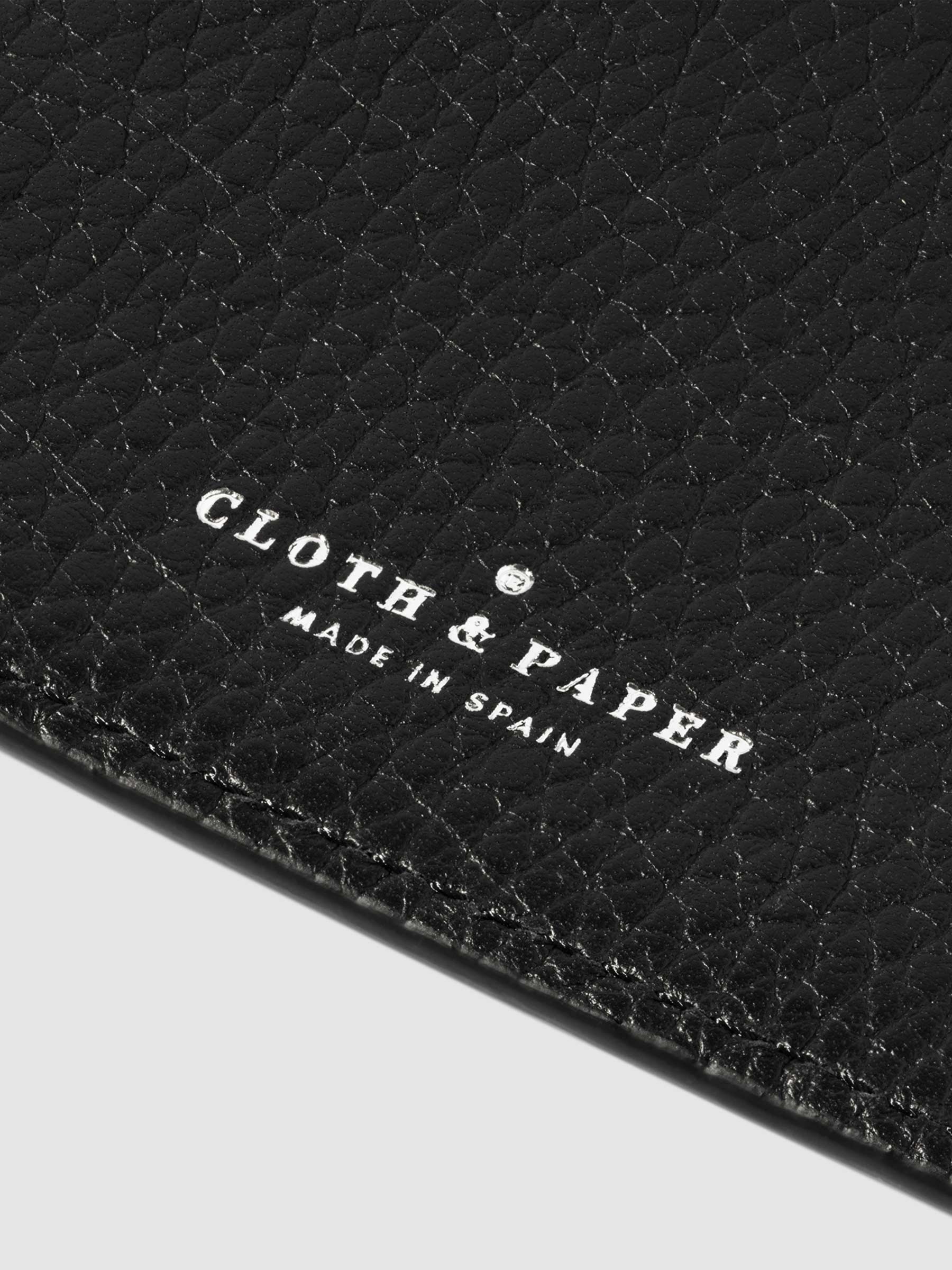 Closeup of Padrillo folio showing the stitching and glazing.