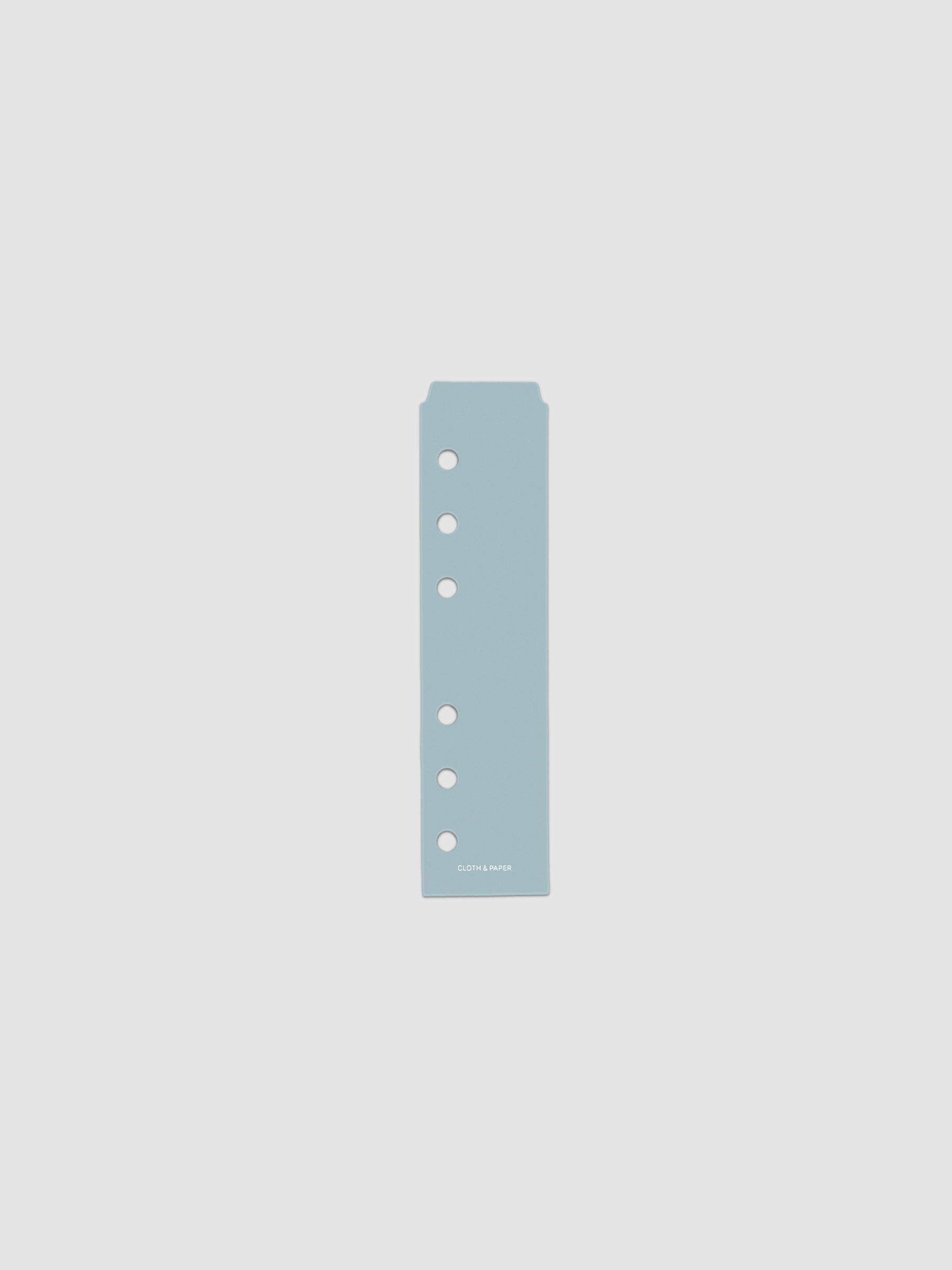 Smoked Salt (light blue) Narrow Page Marker for A6 planners.