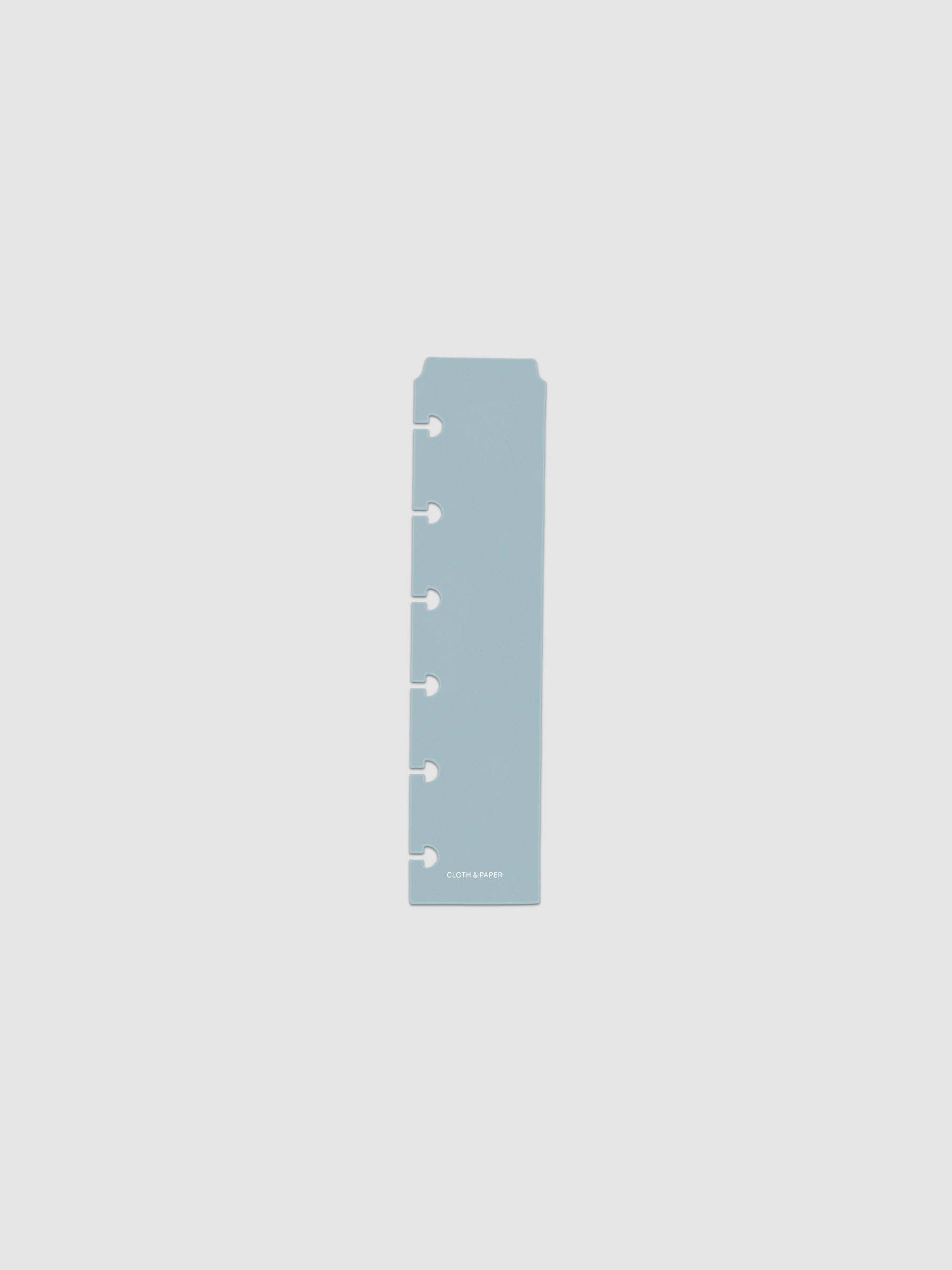 Smoked Salt (light blue) Narrow Page Marker for CP Petite planners.