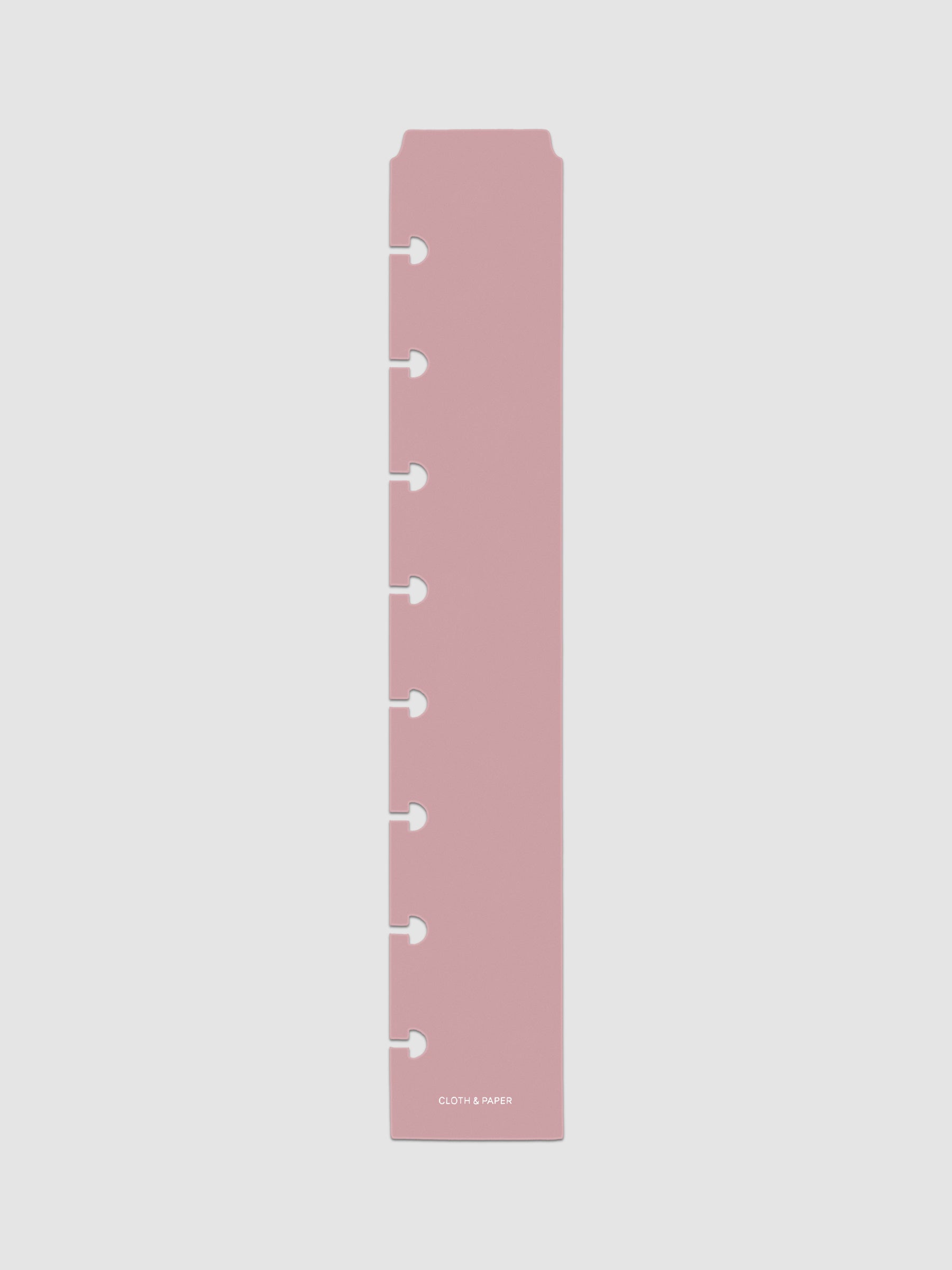 Fig Milk (light pink) Narrow Page Marker for Half Letter planners.