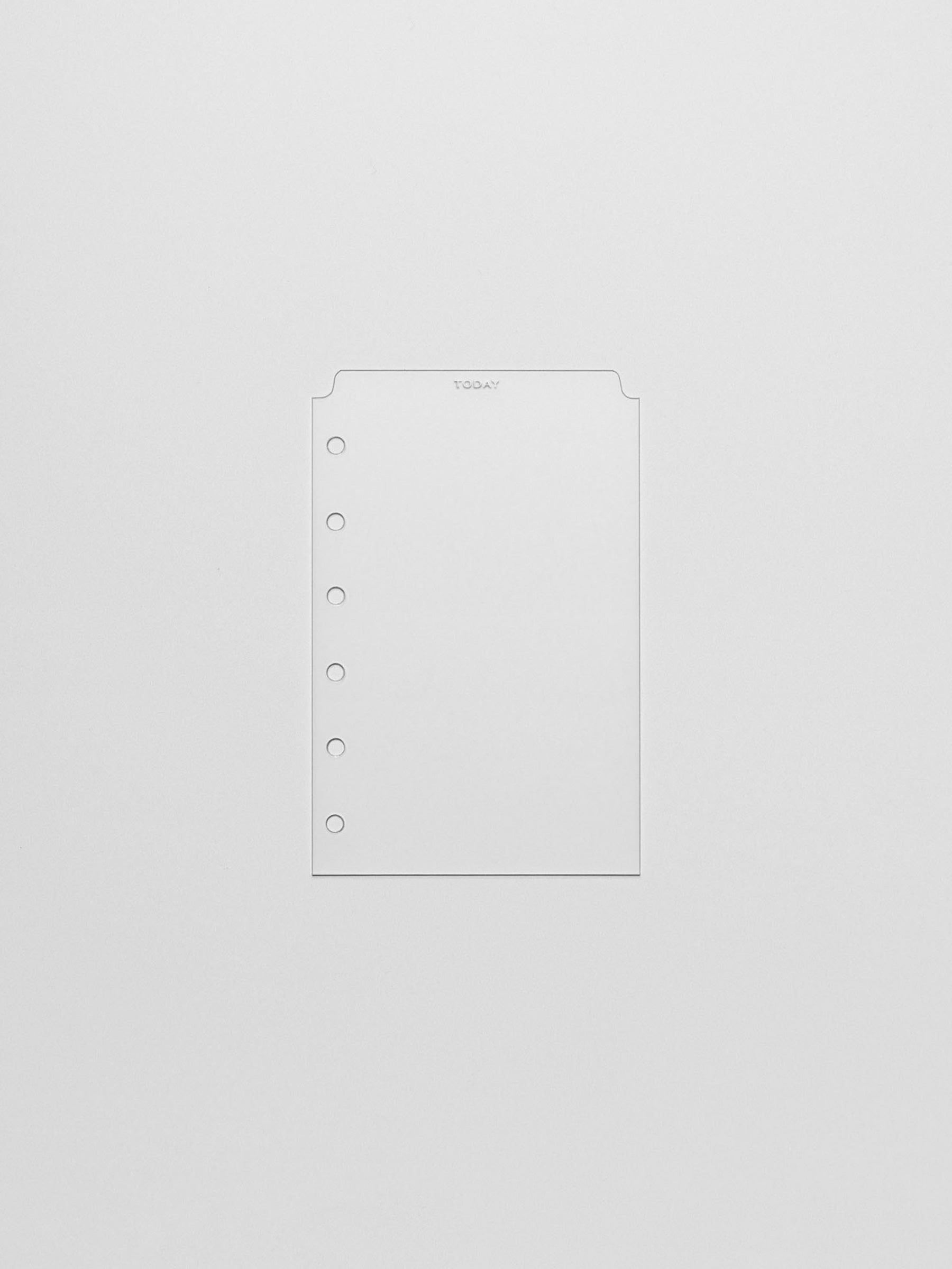 White foil divider displayed on a neutral background. Size shown is Pocket.