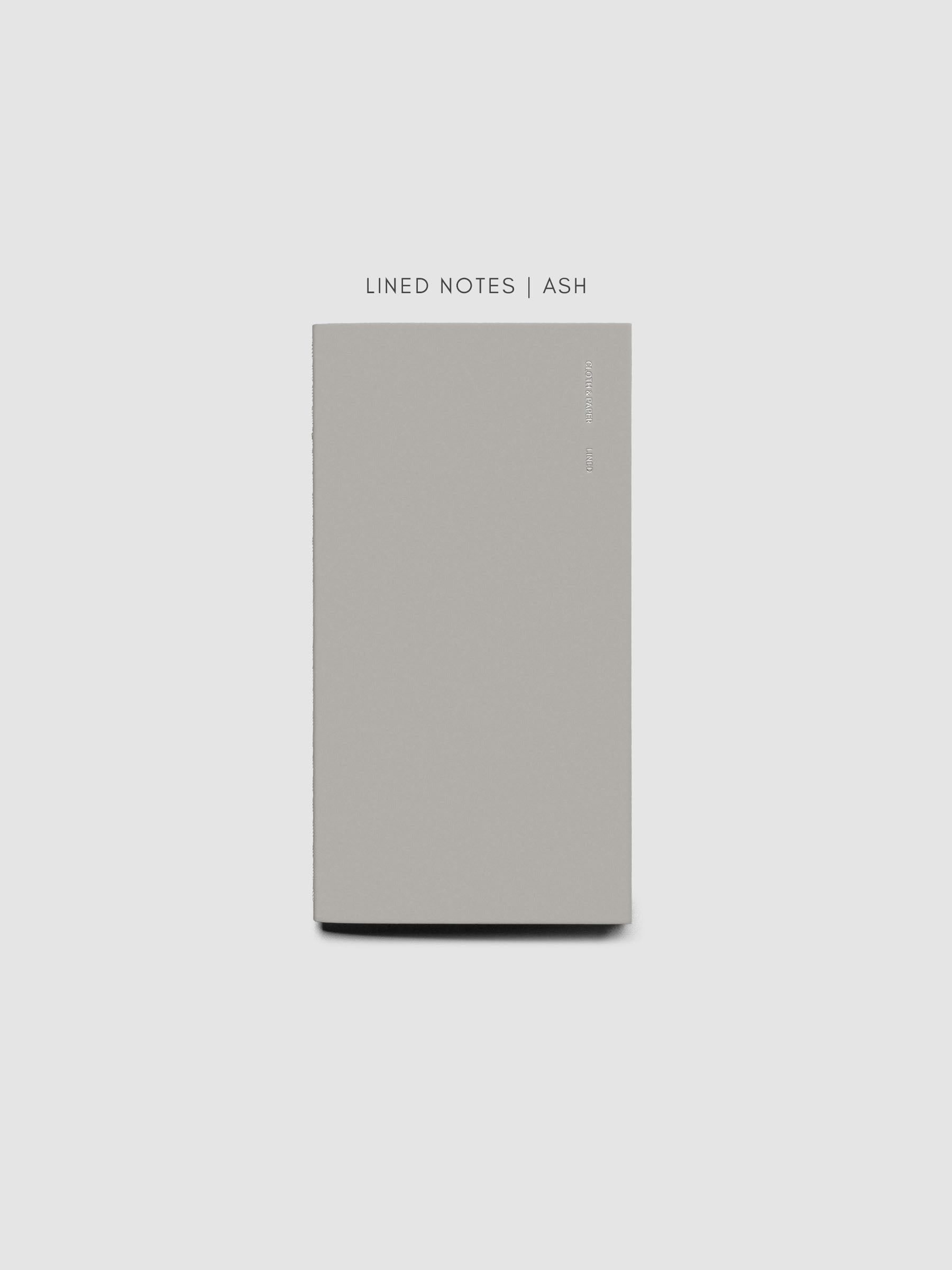 Lined Notes | Ash