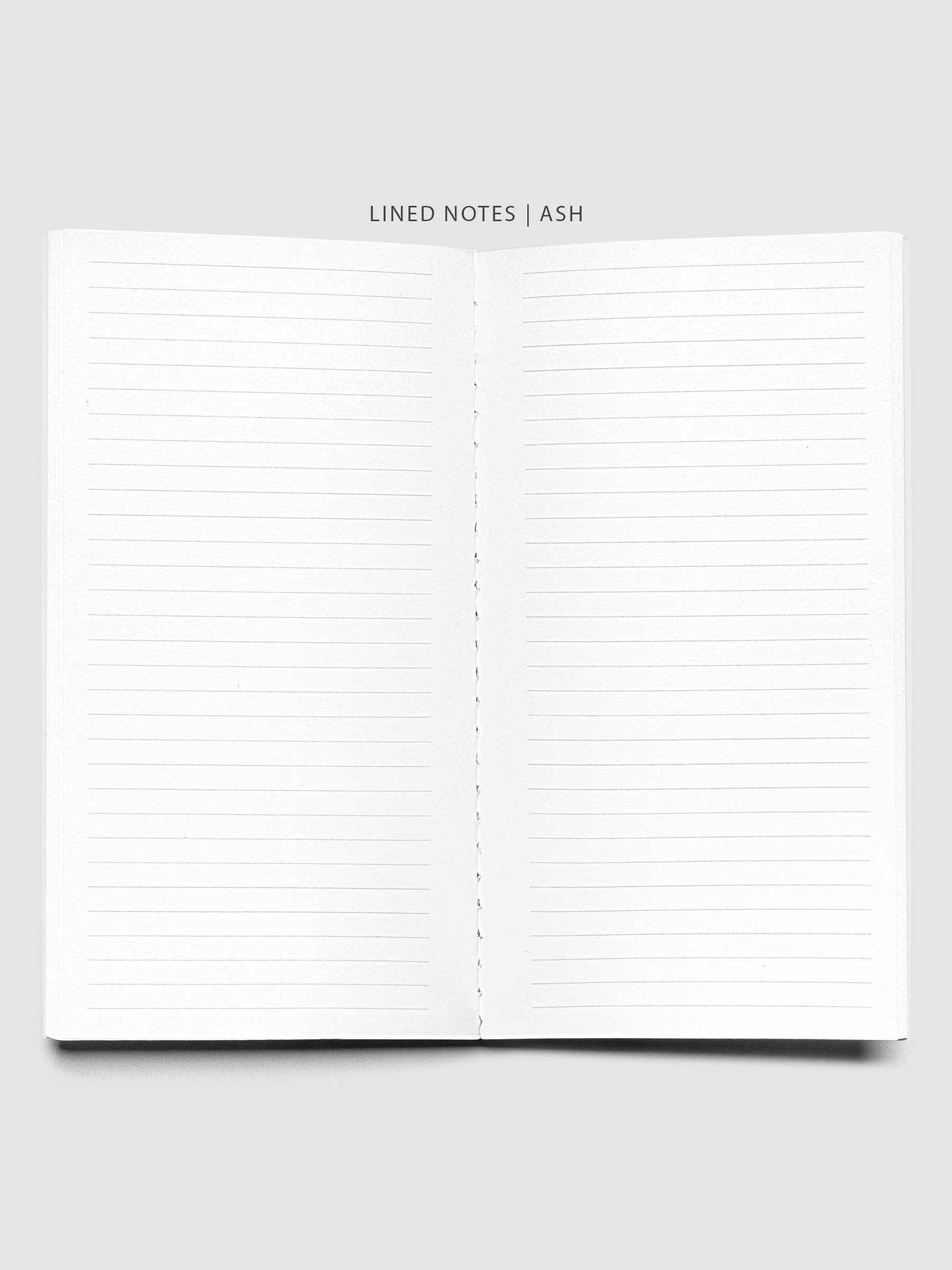 Lined Notes | Ash