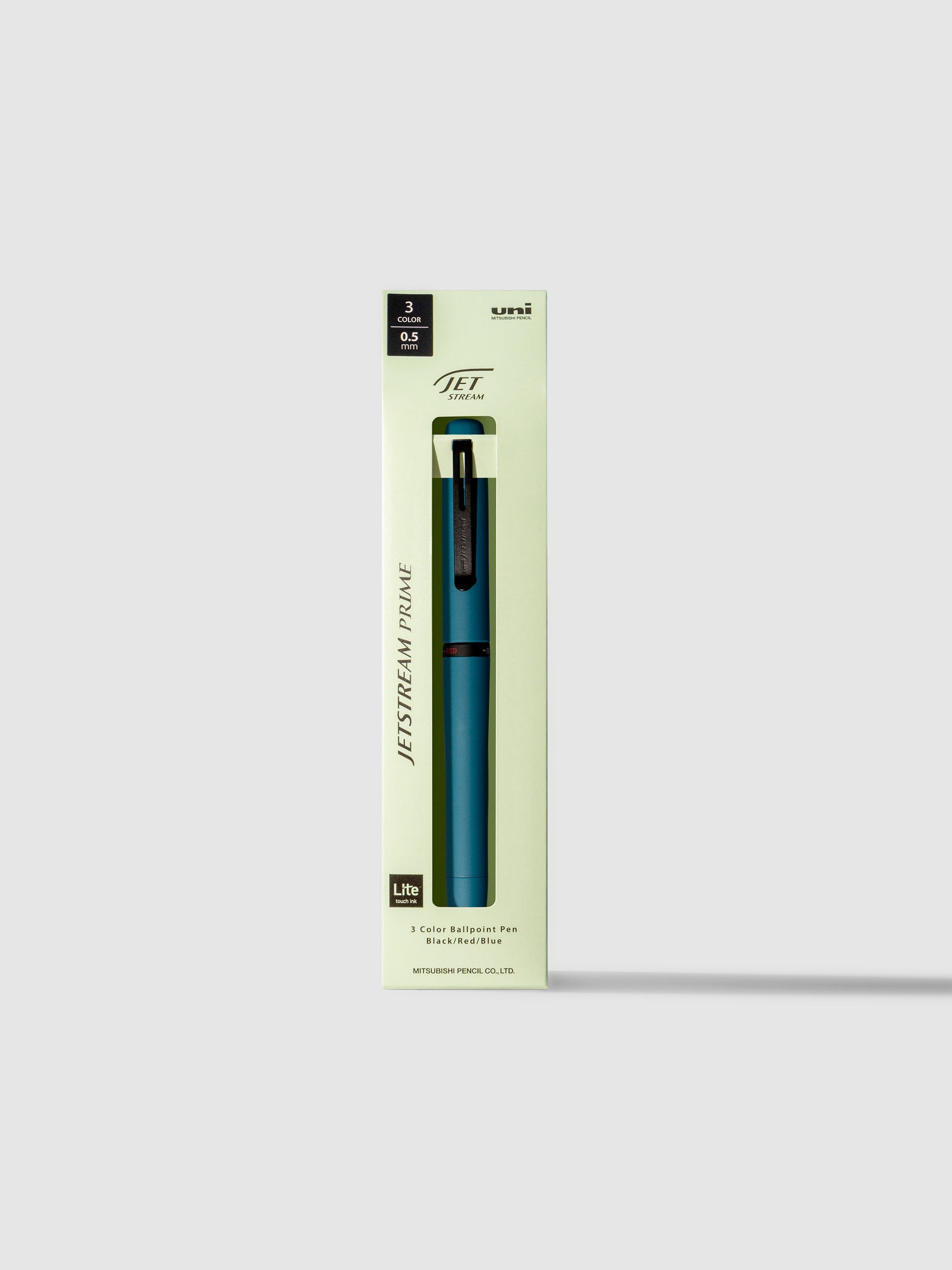 Pen shown in its packaging on a neutral background. Color shown is Ivy Green.