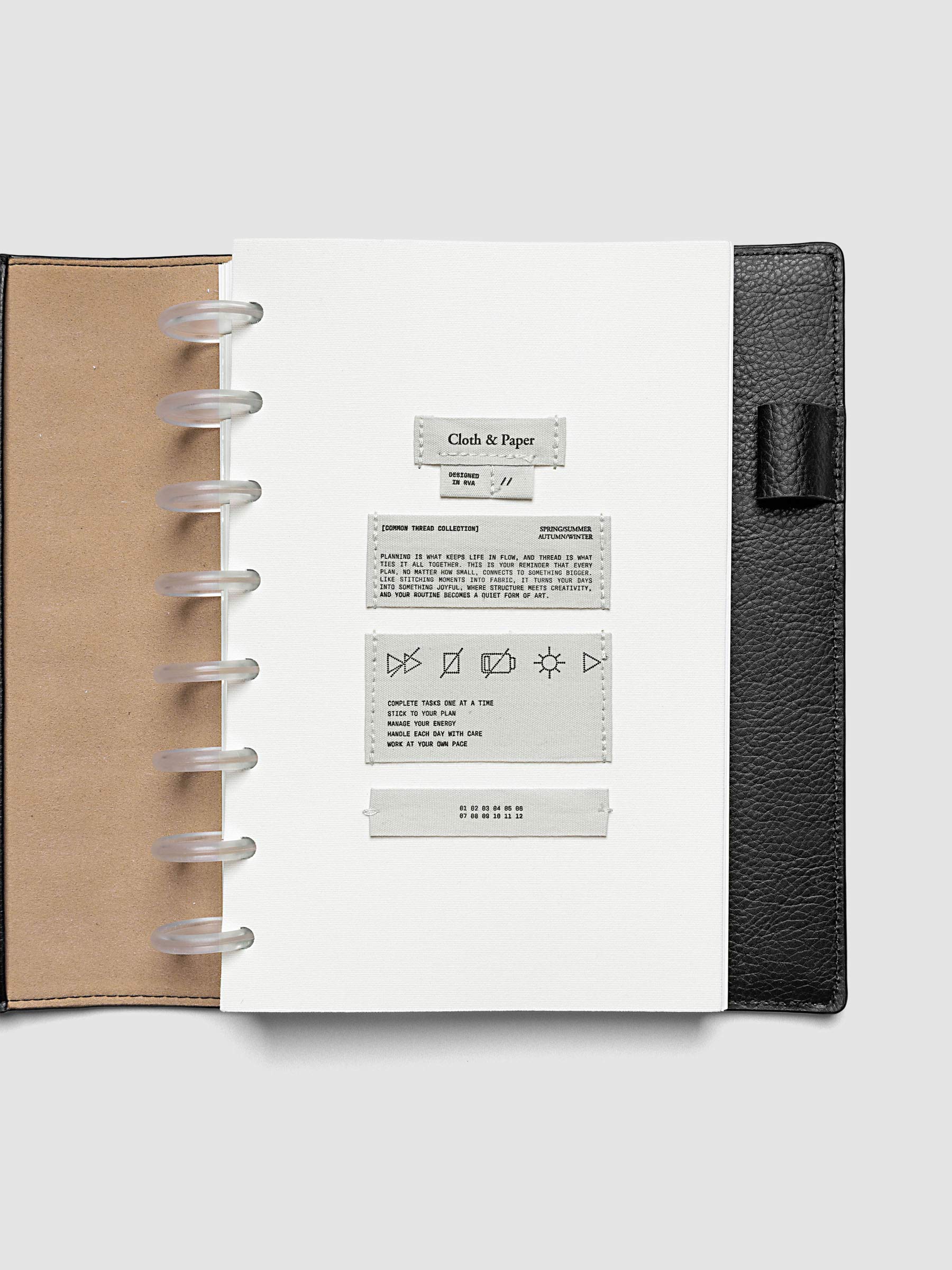 Half Letter Size Planners | Cloth & Paper