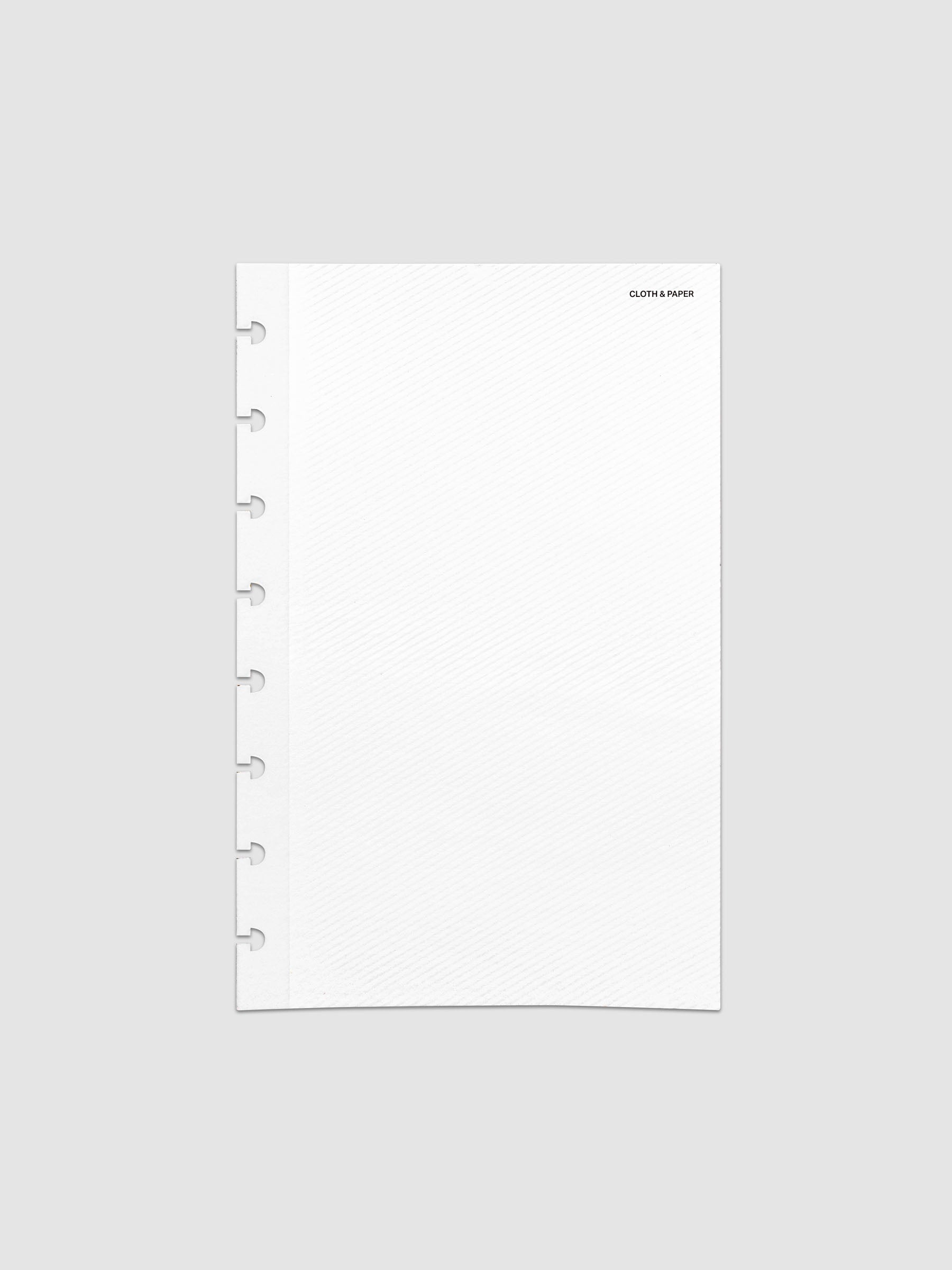 Folded Collage Planner Dashboard, Half Letter 8-Disc Punch, front view of the closed dashboard alone