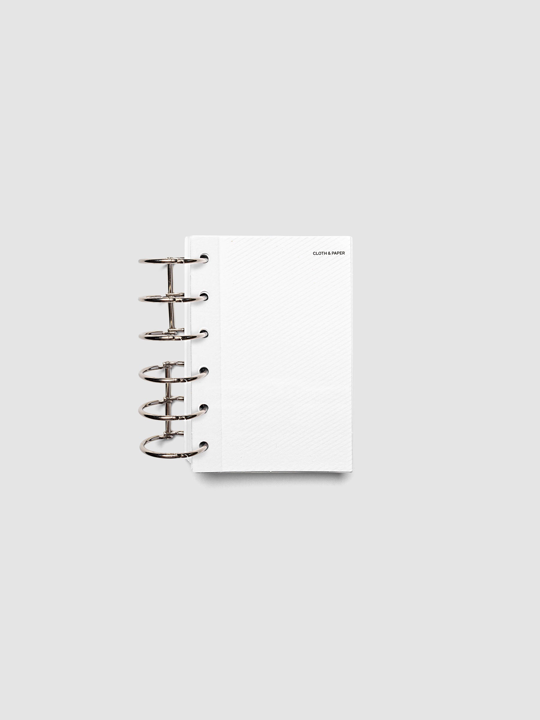 Folded Collage Planner Dashboard, Pocket 6-Ring Punch, dashboard shown inserted in a planner