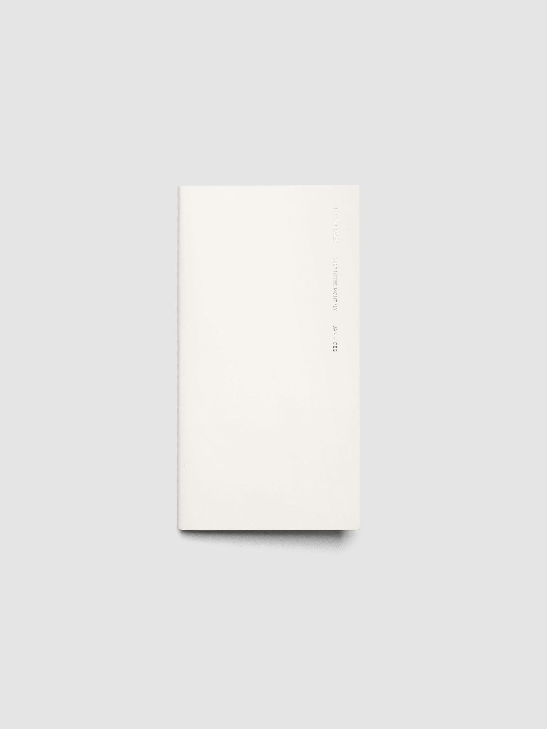 Closed 2027 Dated Travel Notebook Monthly in Pocket Plus size
