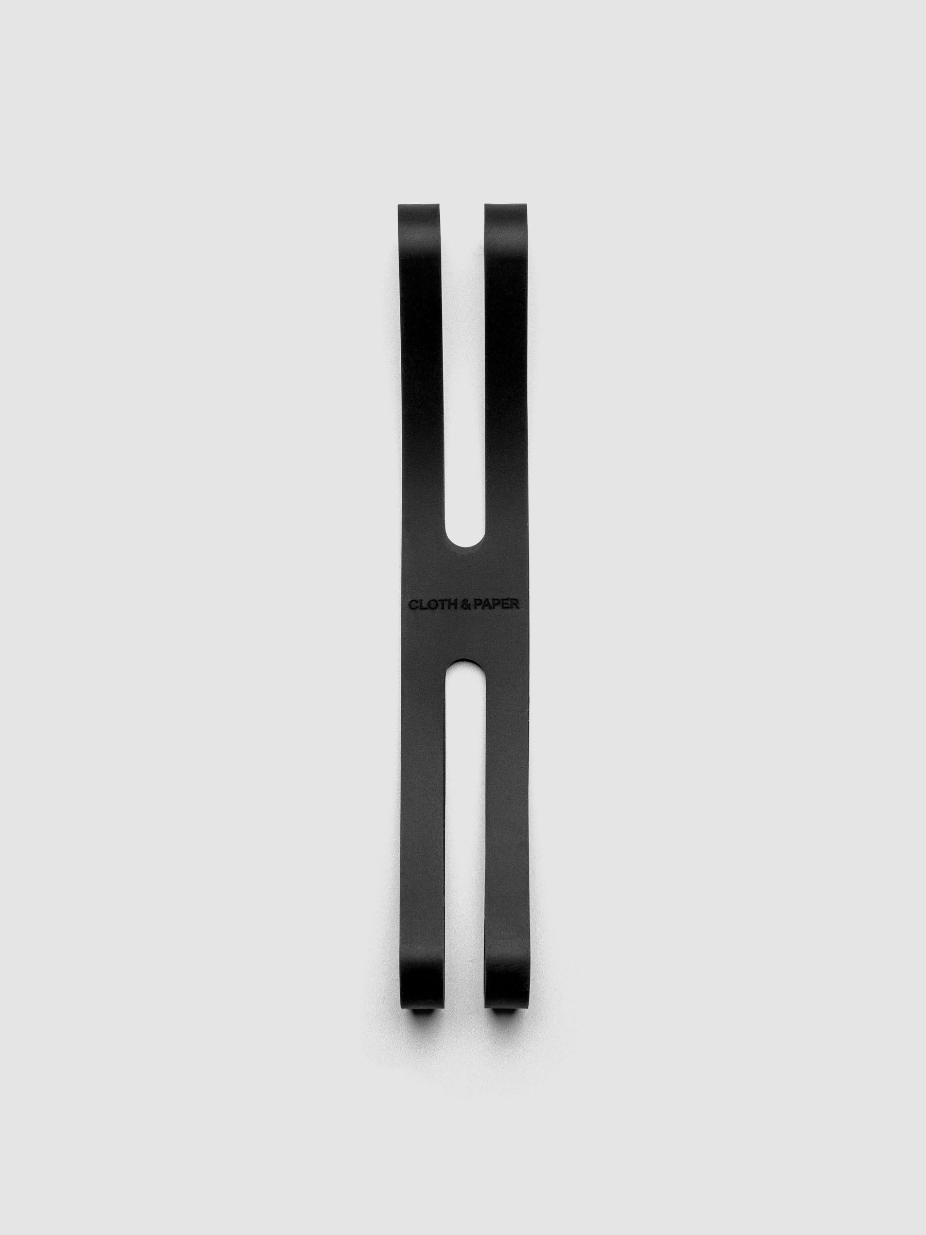 One small black Planner Closure Band.