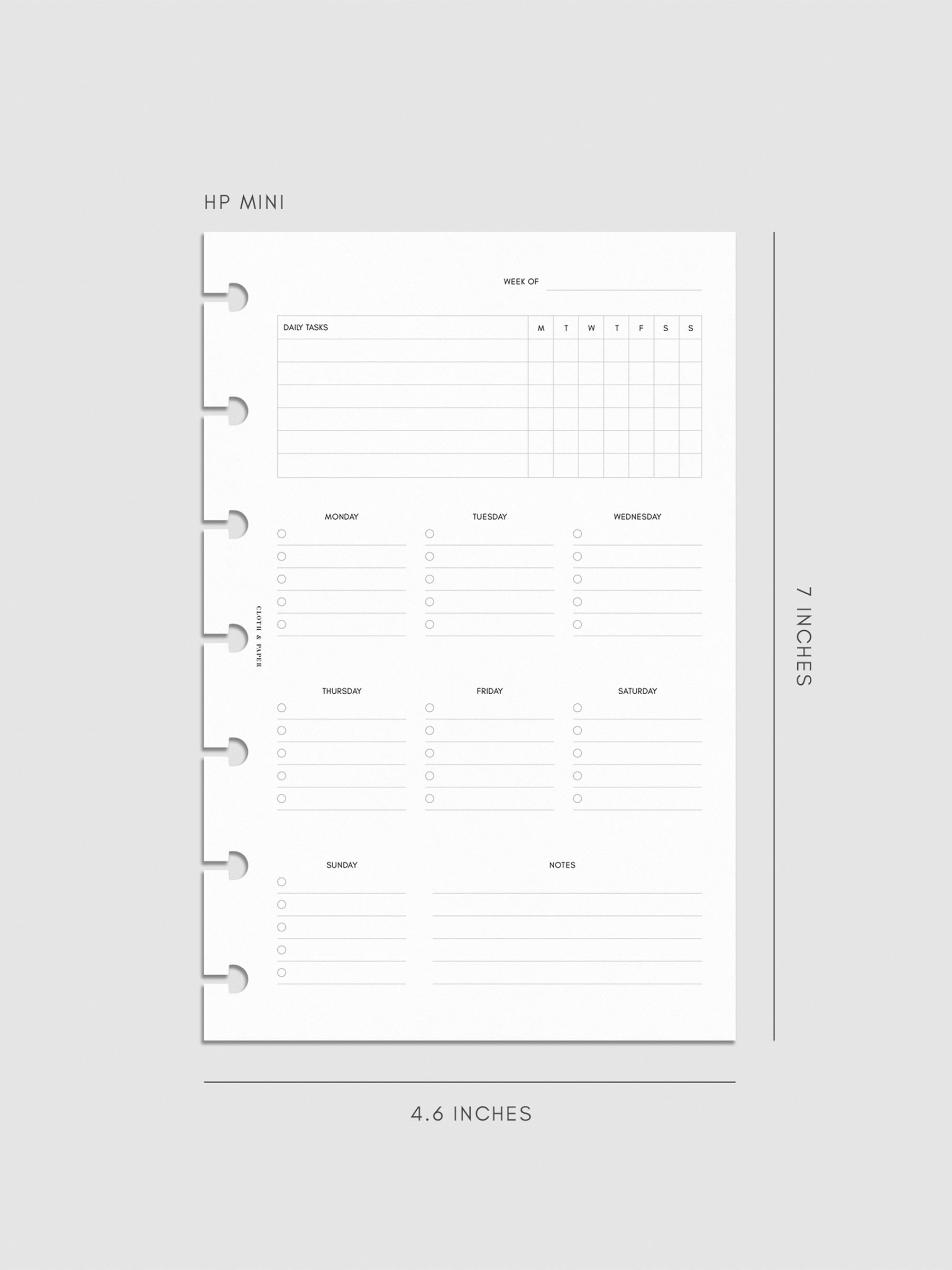 Digital mockup of insert in HP Mini.