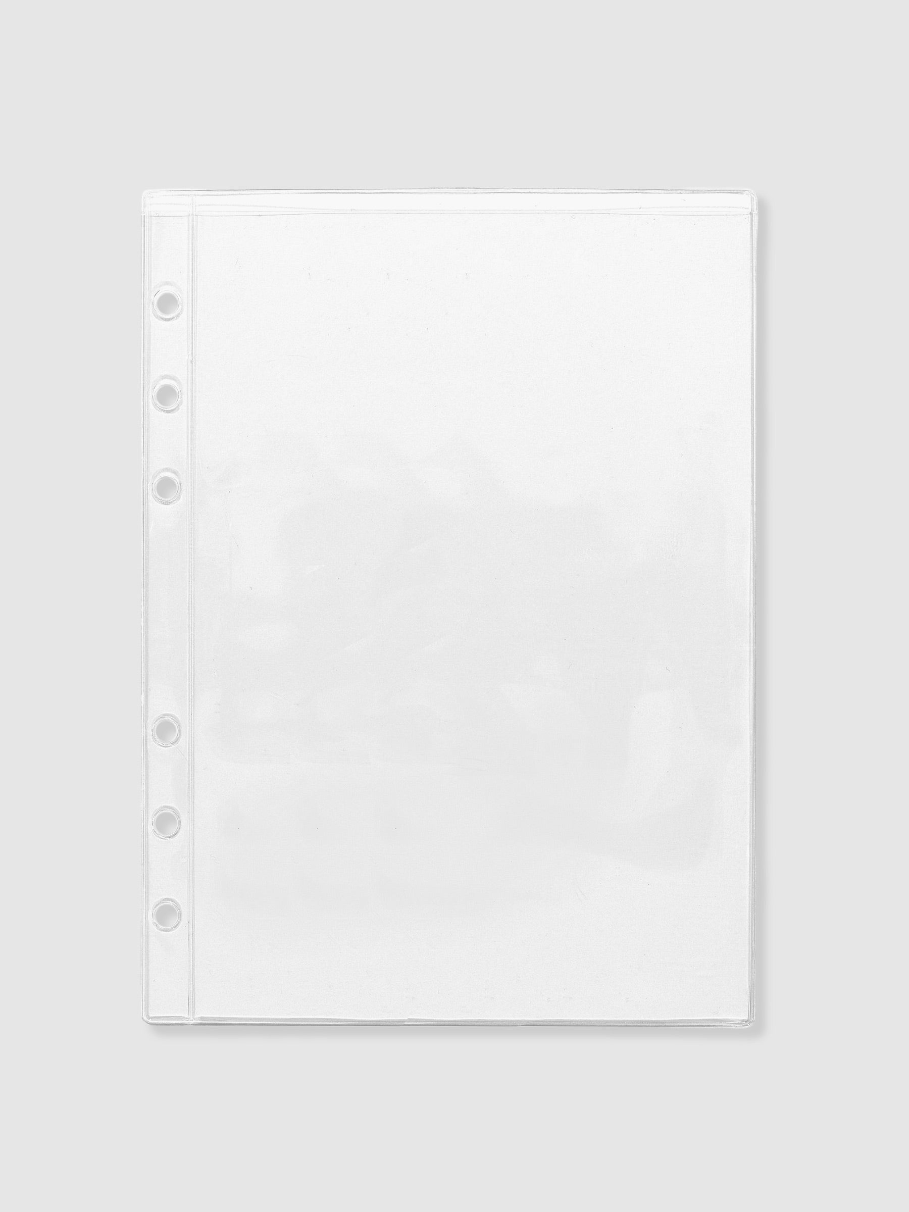 Document pocket displayed on a neutral background. Size shown is A5. 