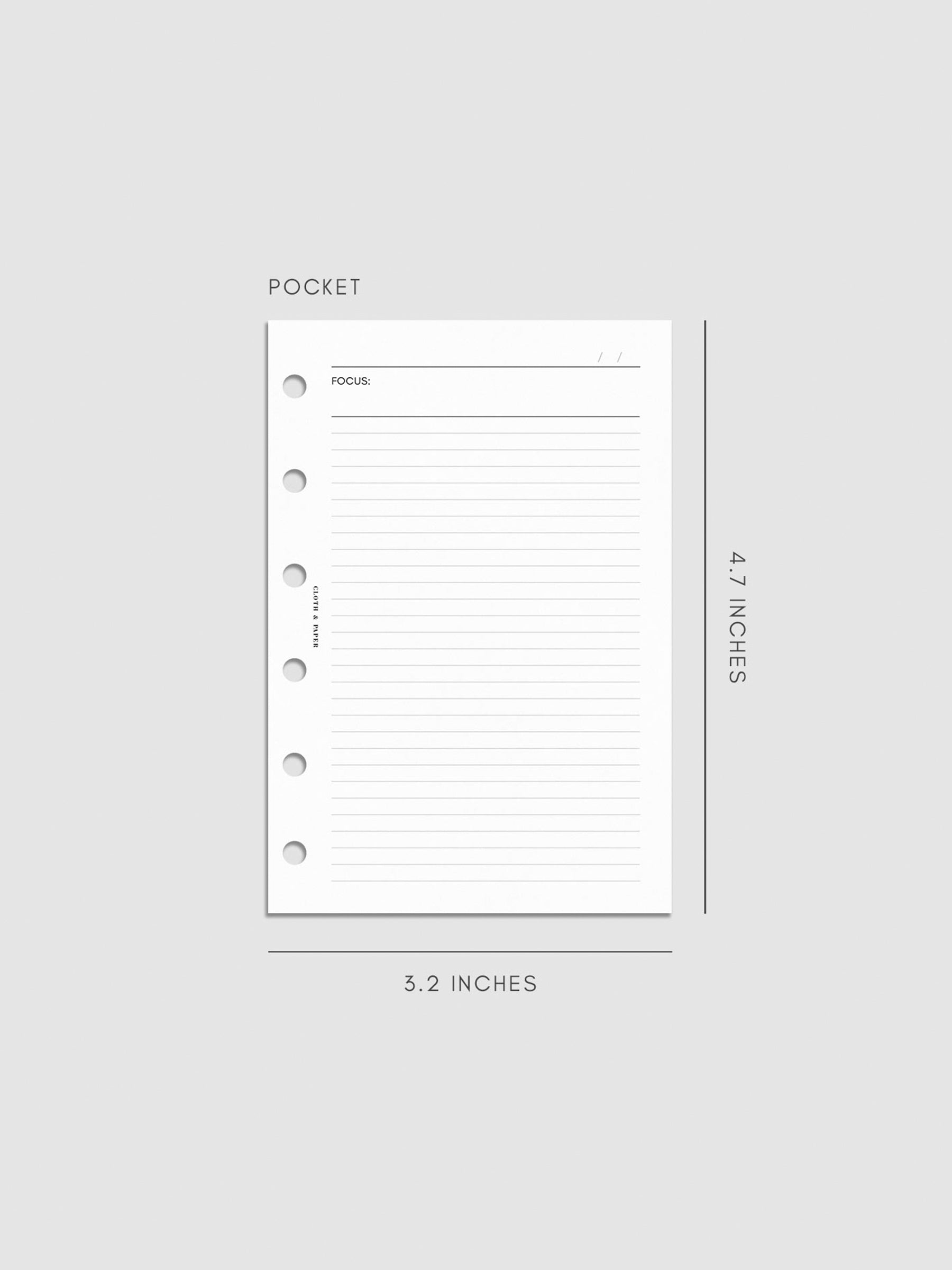 Digital mockup of insert sized Pocket.