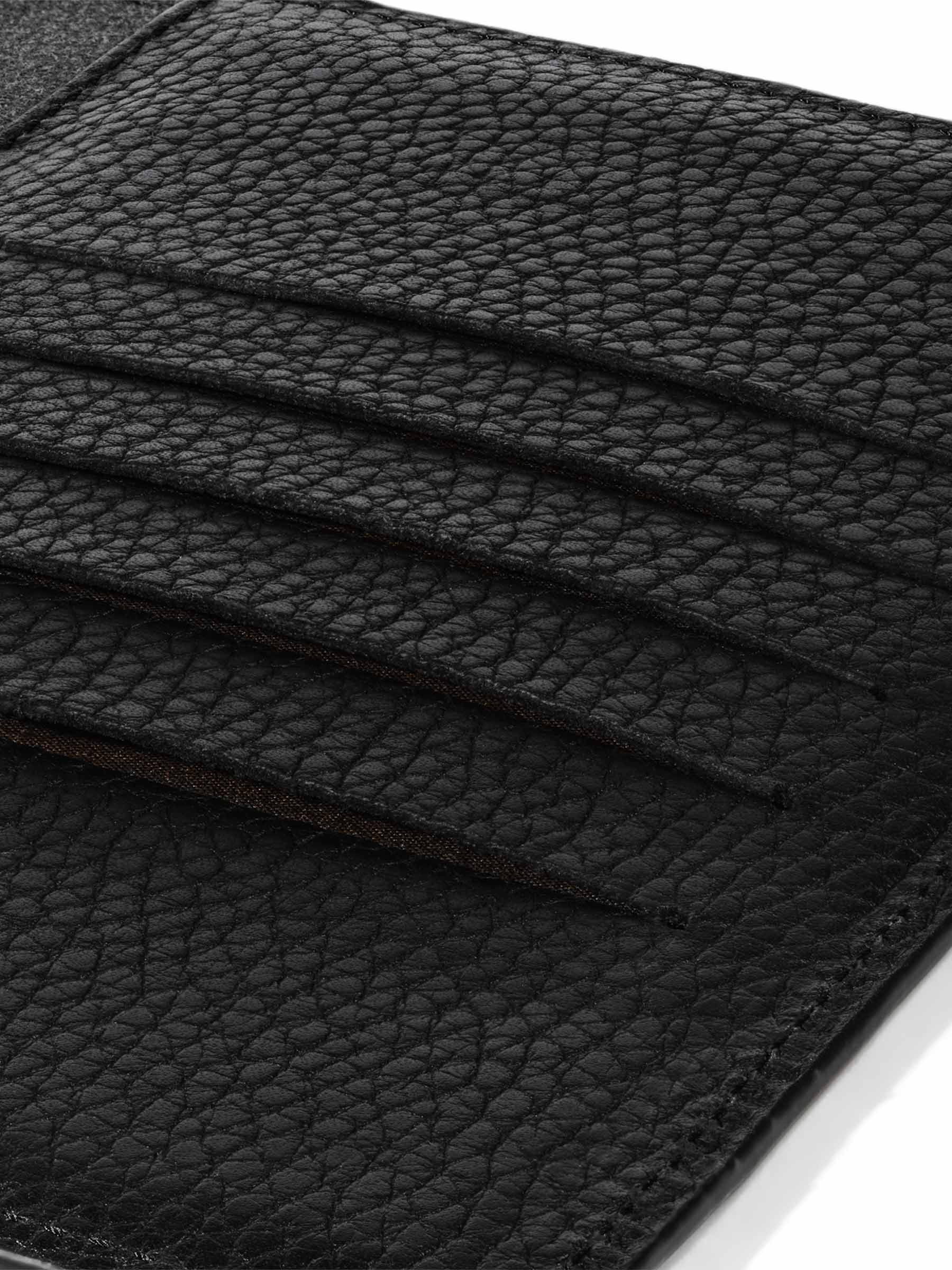 Closeup of folio pockets.