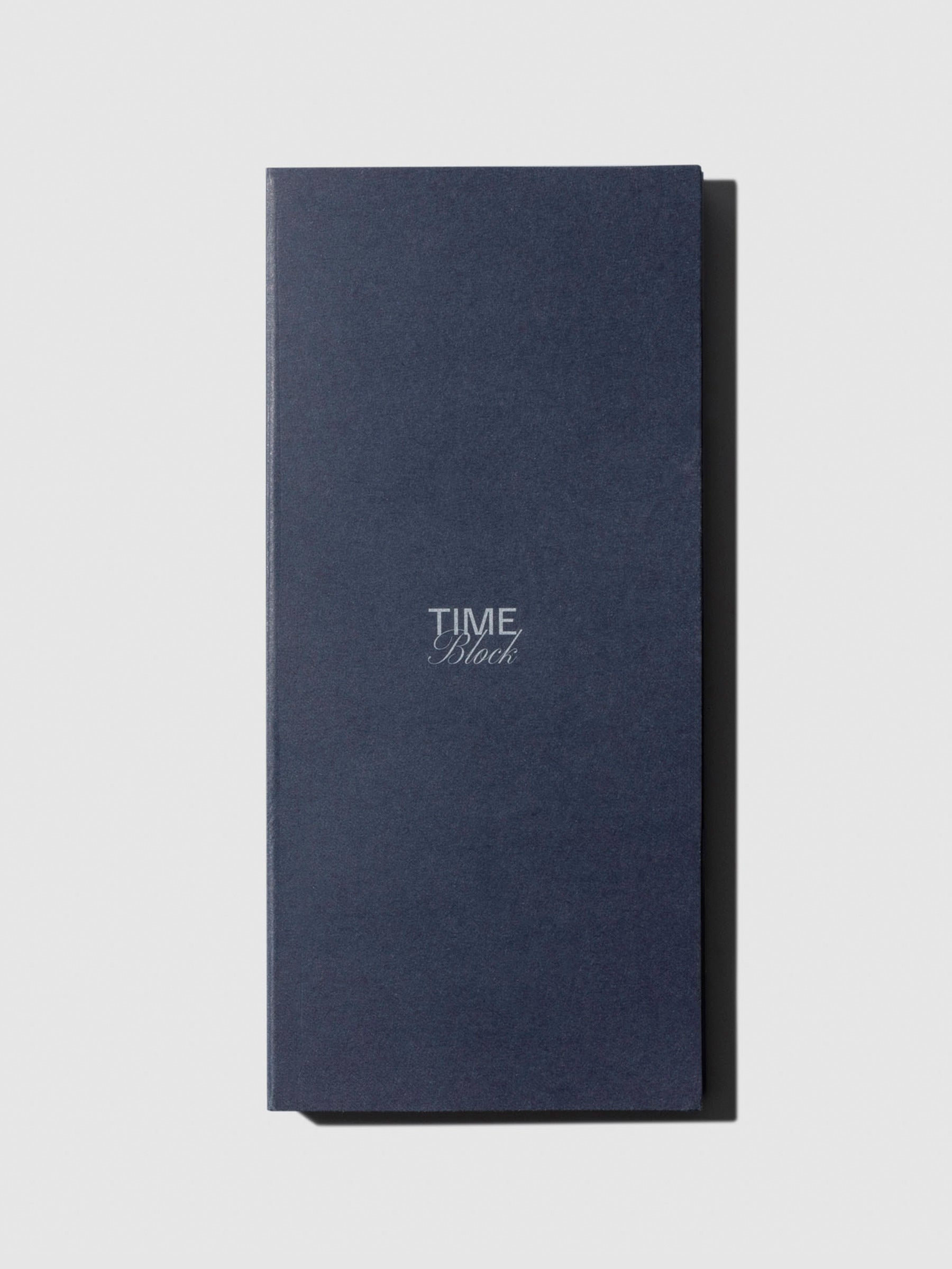 Long Time Block Sidebar Sticky Note, Cloth and Paper. Sticky note displayed with its clamshell packaging closed on a neutral background.