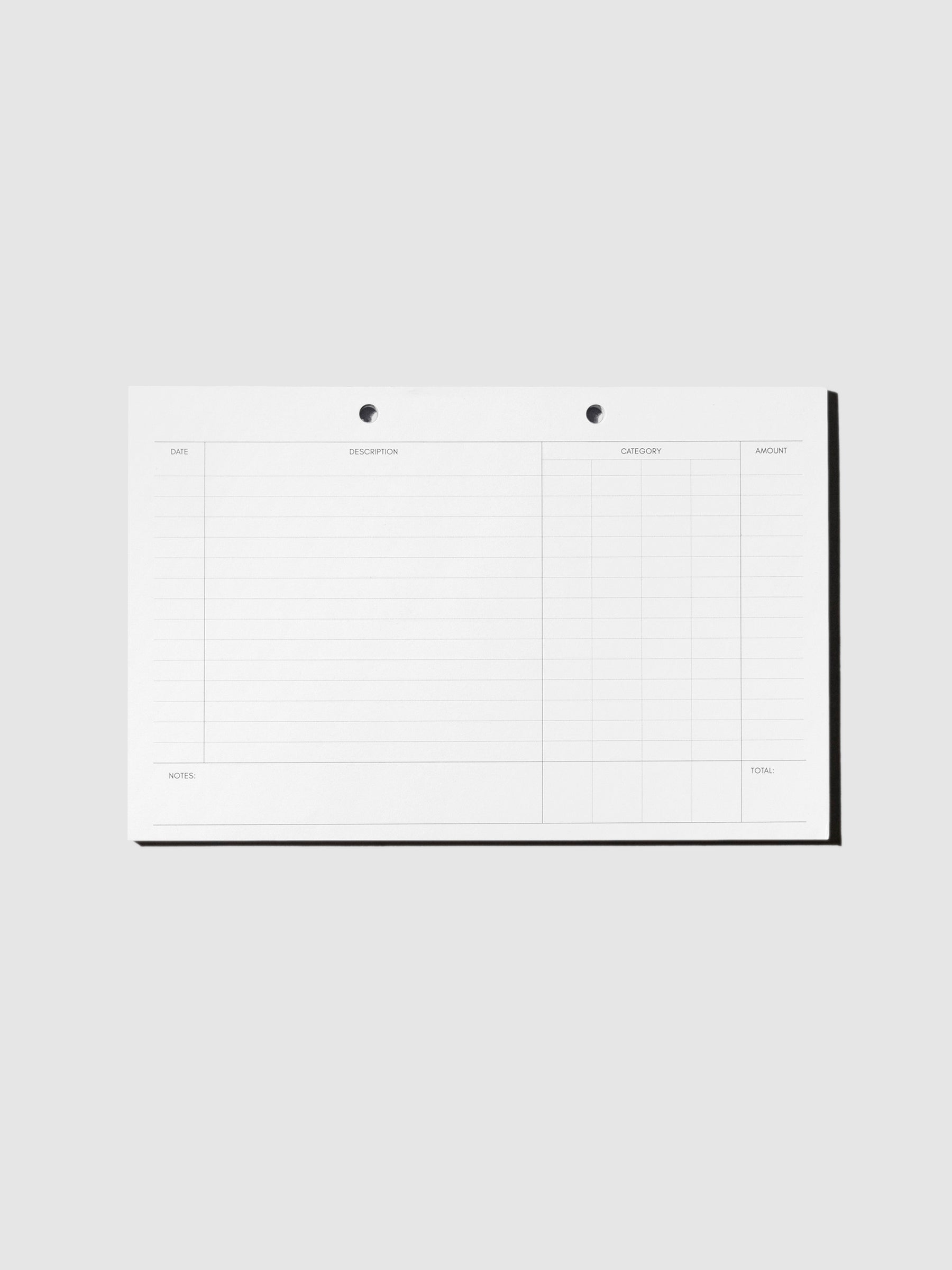 Financial inserts displayed on a neutral background.