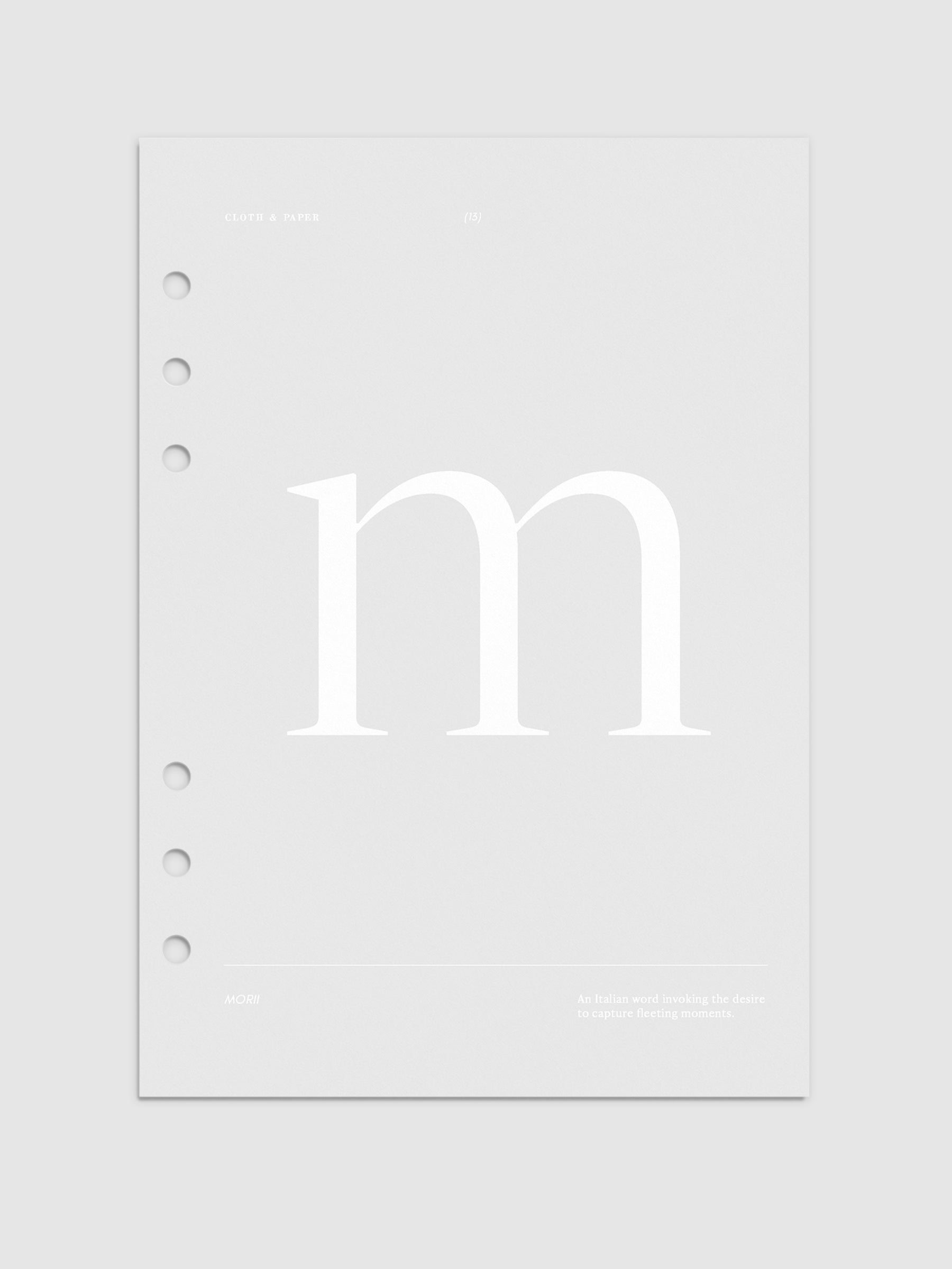 Monogram Vellum Planner Dashboard M in A5 displayed on a neutral background. 