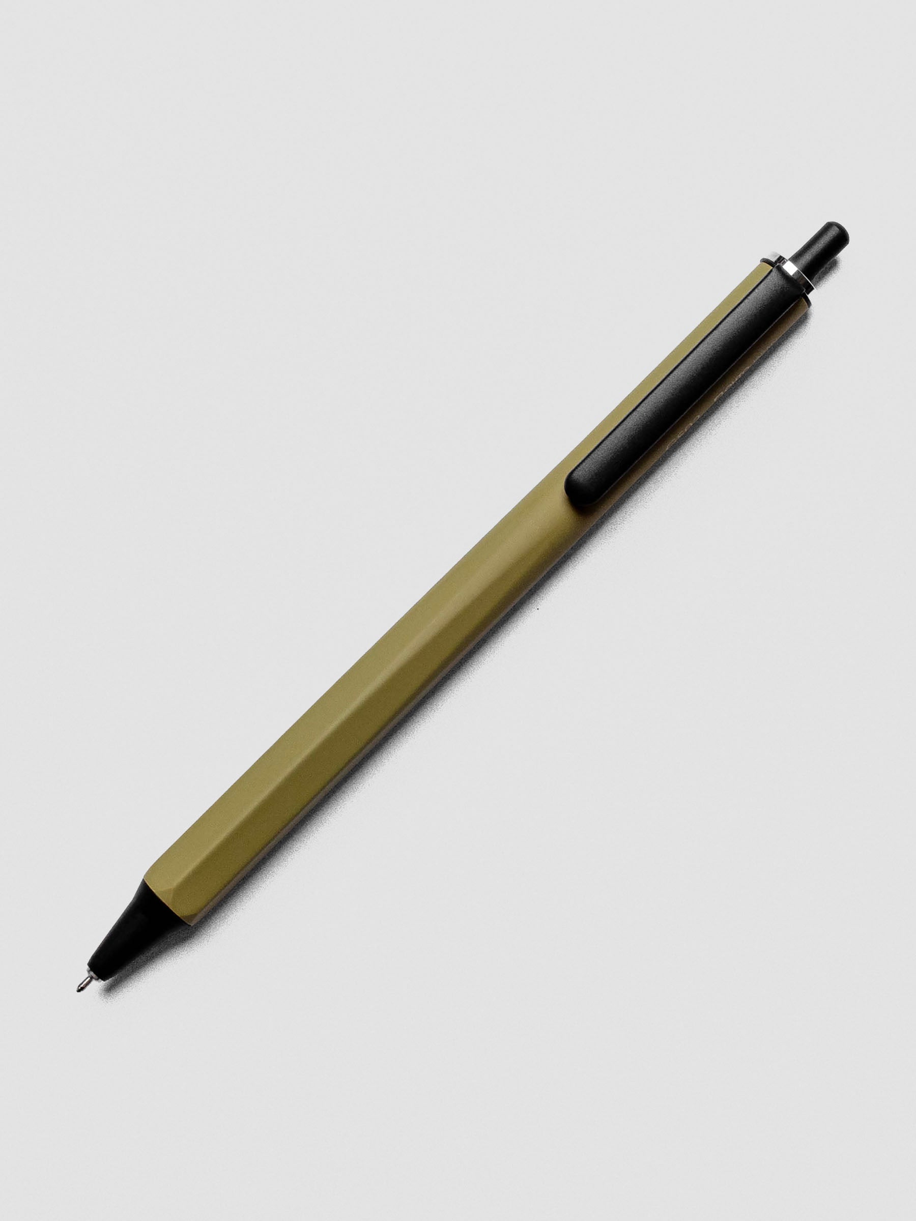Khaki OHTO Roller Gel Pen in 0.5mm nib.