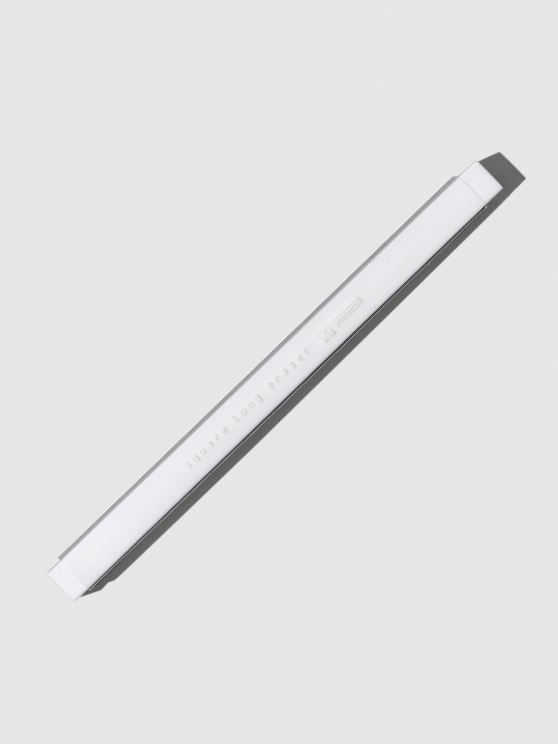 Eraser displayed on a neutral background. Color shown is White. 