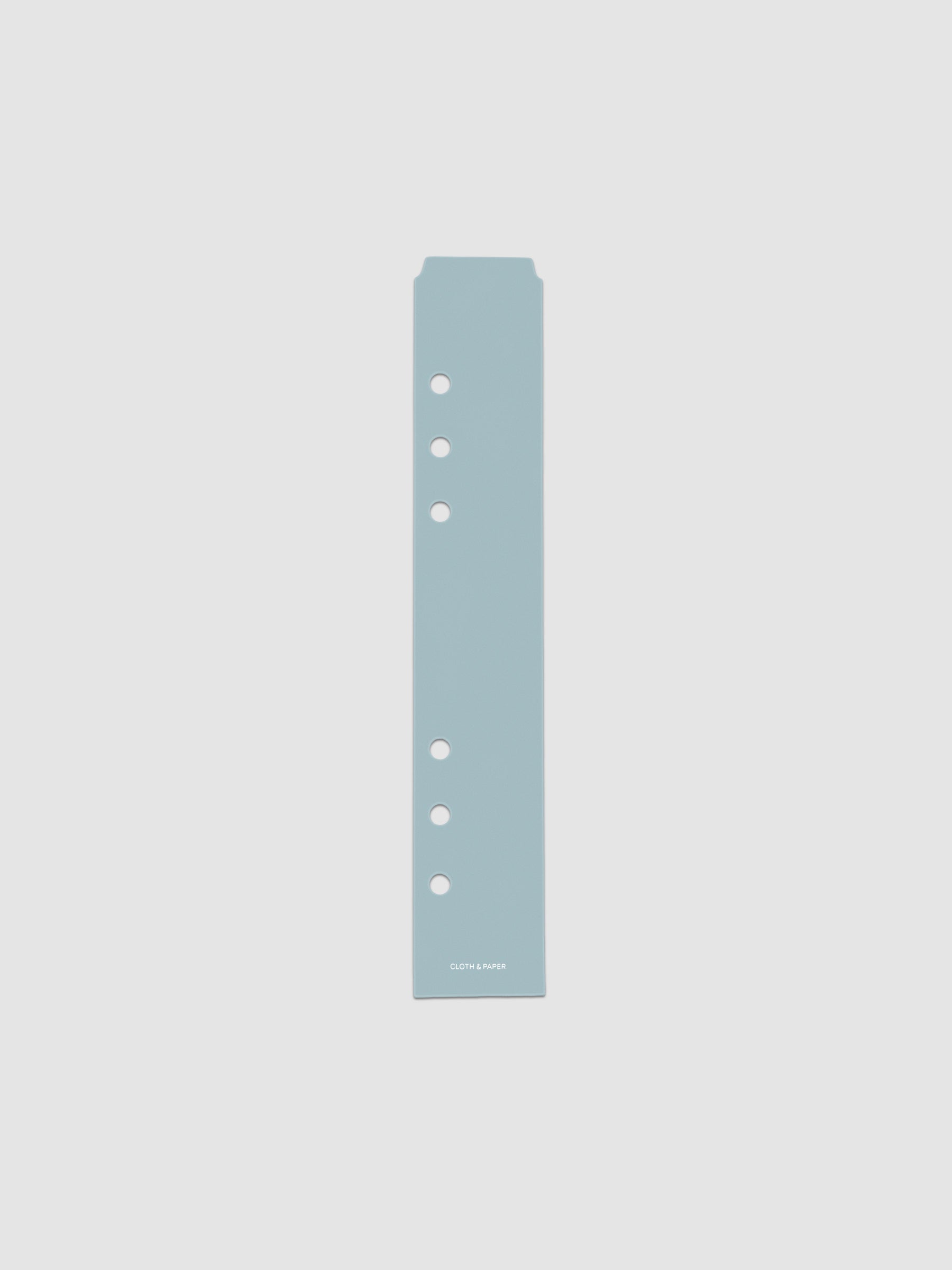 Smoked Salt (light blue) Narrow Page Marker for A5 ringbound planners.