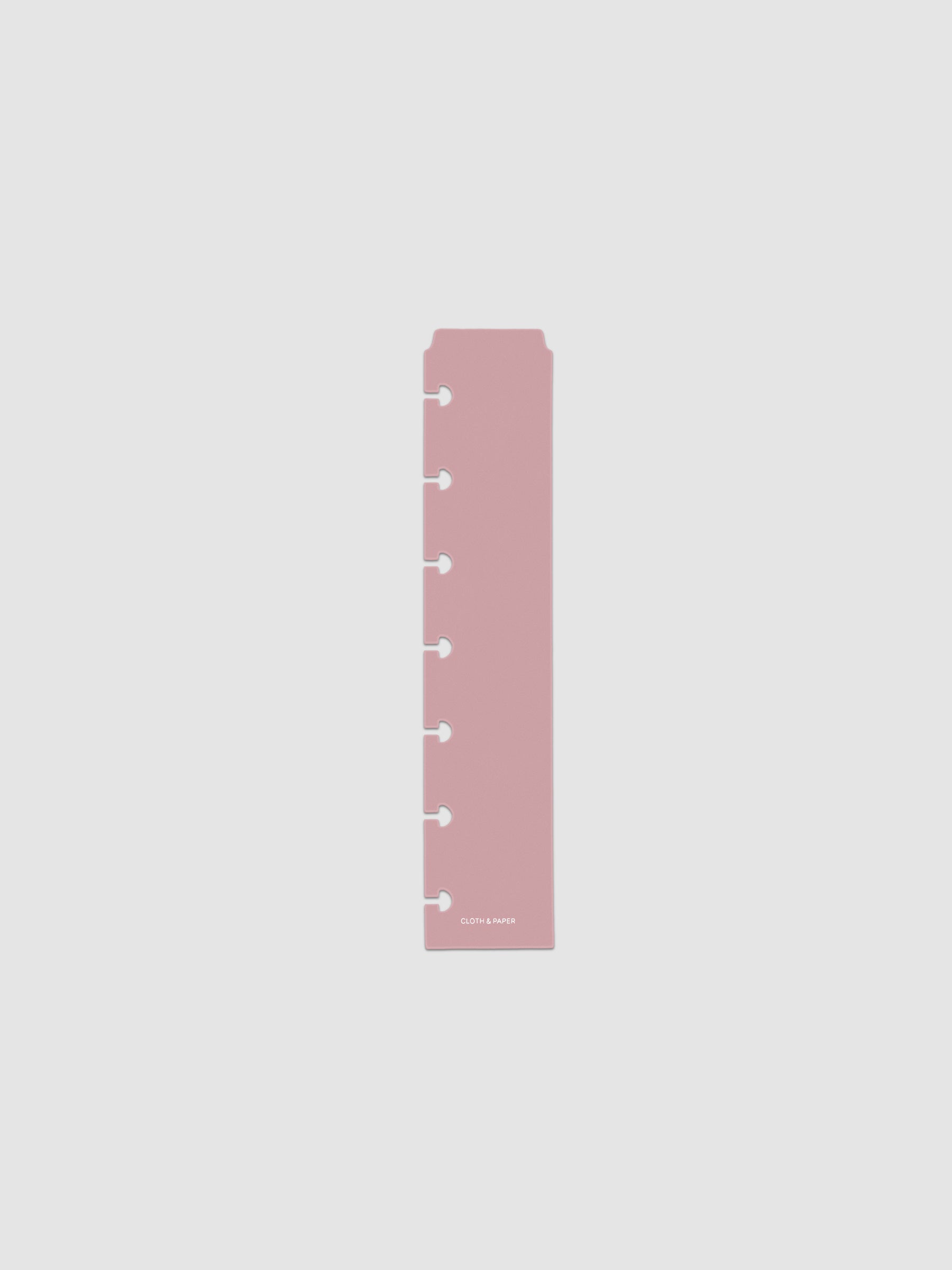Fig Milk (light pink) Narrow Page Marker for HP Mini planners.