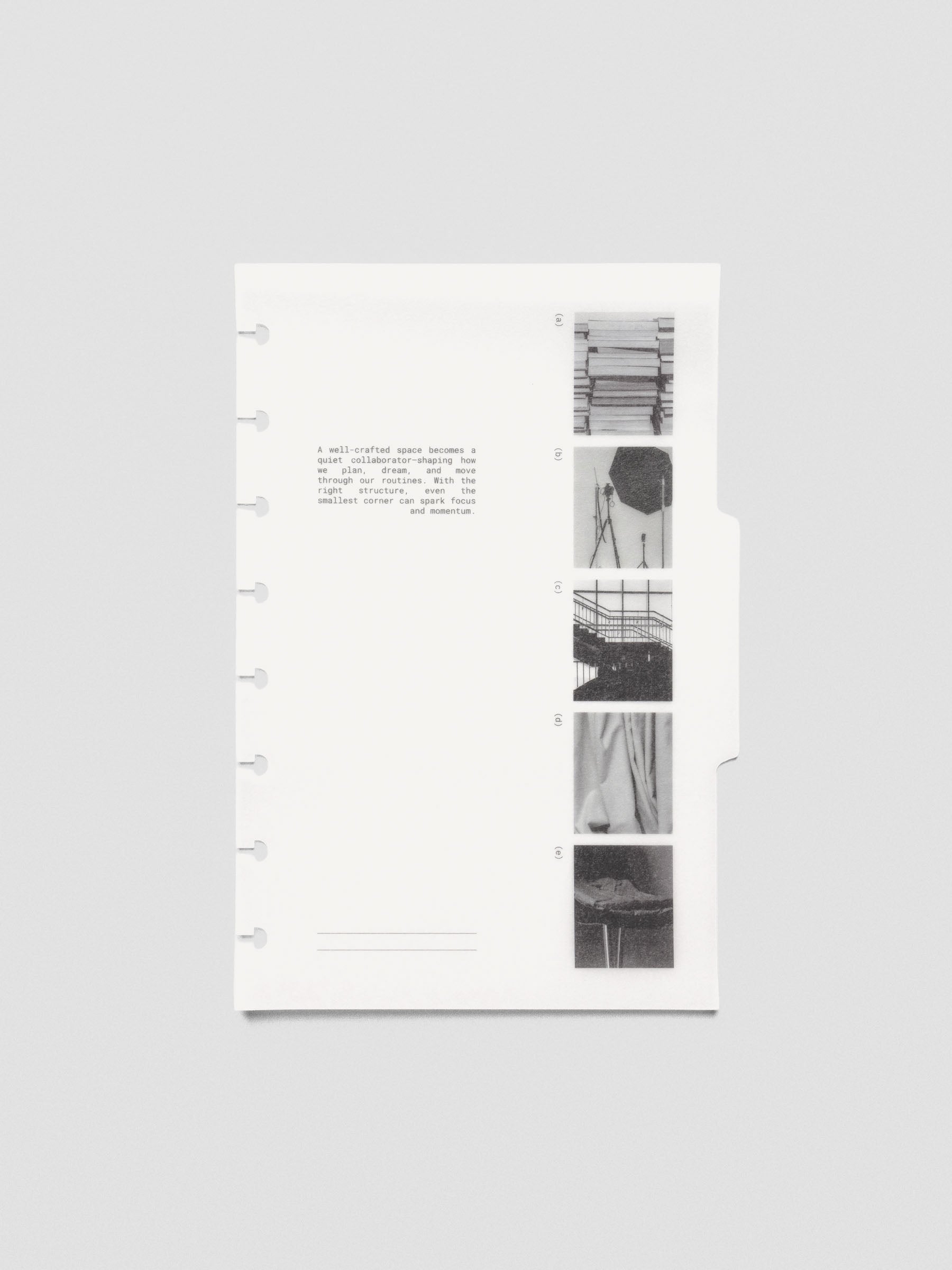 Half Letter Editorial Vellum Dividers Vol. 2 styled flat with accessories.