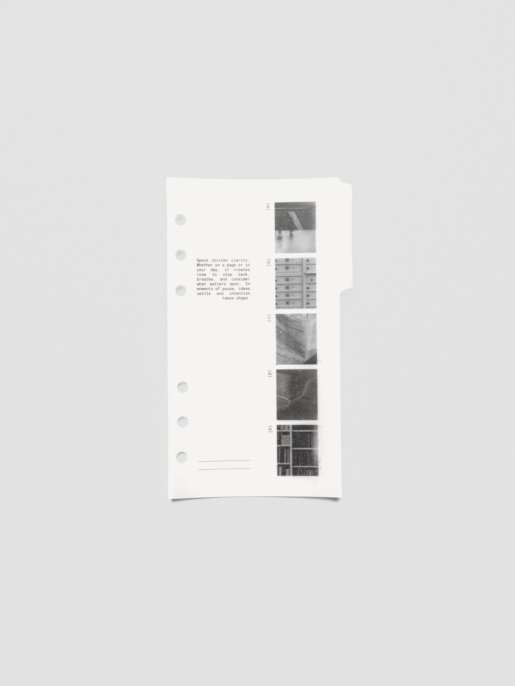 Personal-size Editorial Vellum Dividers Vol. 2 displayed inside a planner.
