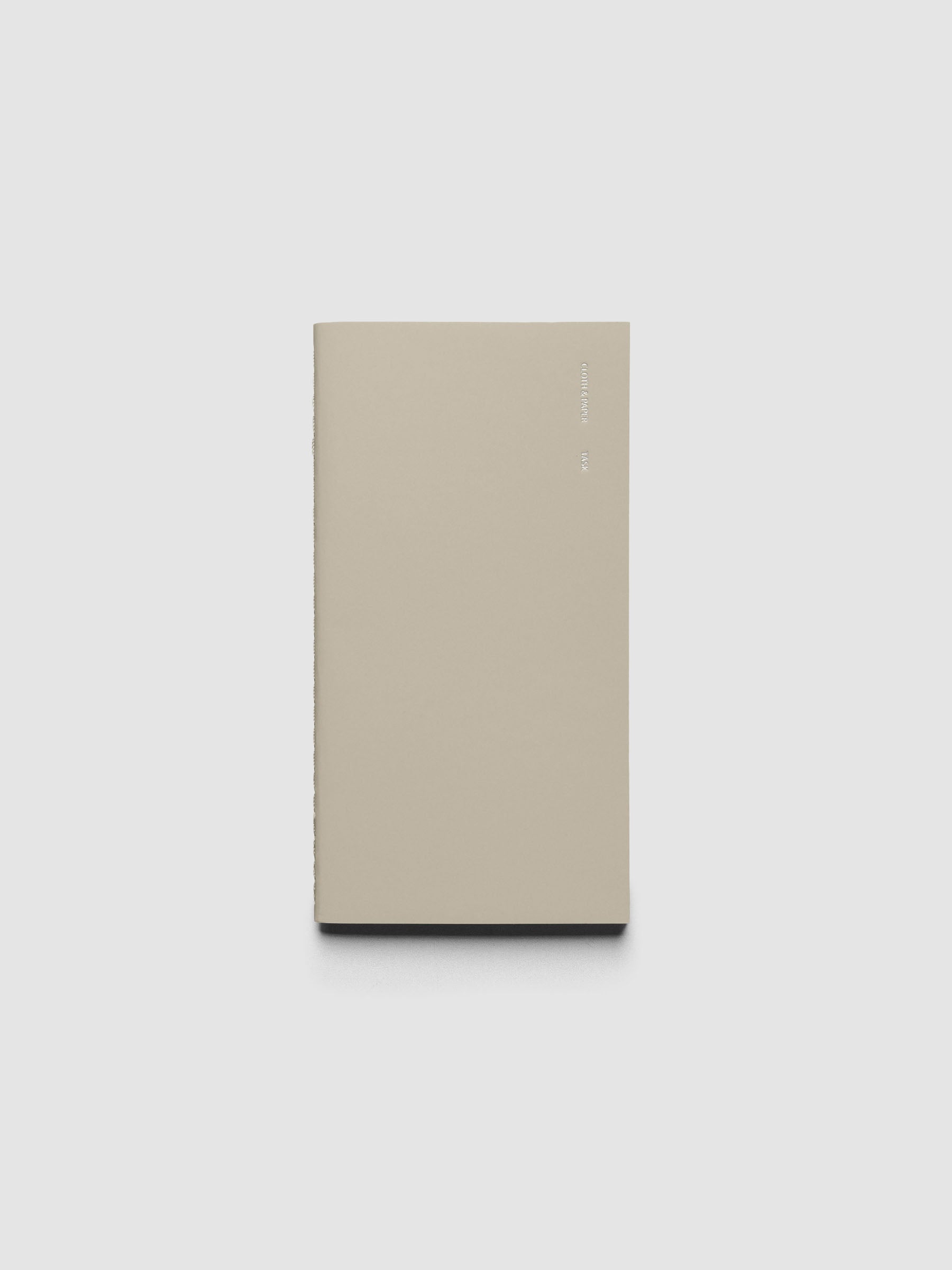 Travel Notebook | Pocket Plus | Ristretto | Task shown closed on a neutral background.