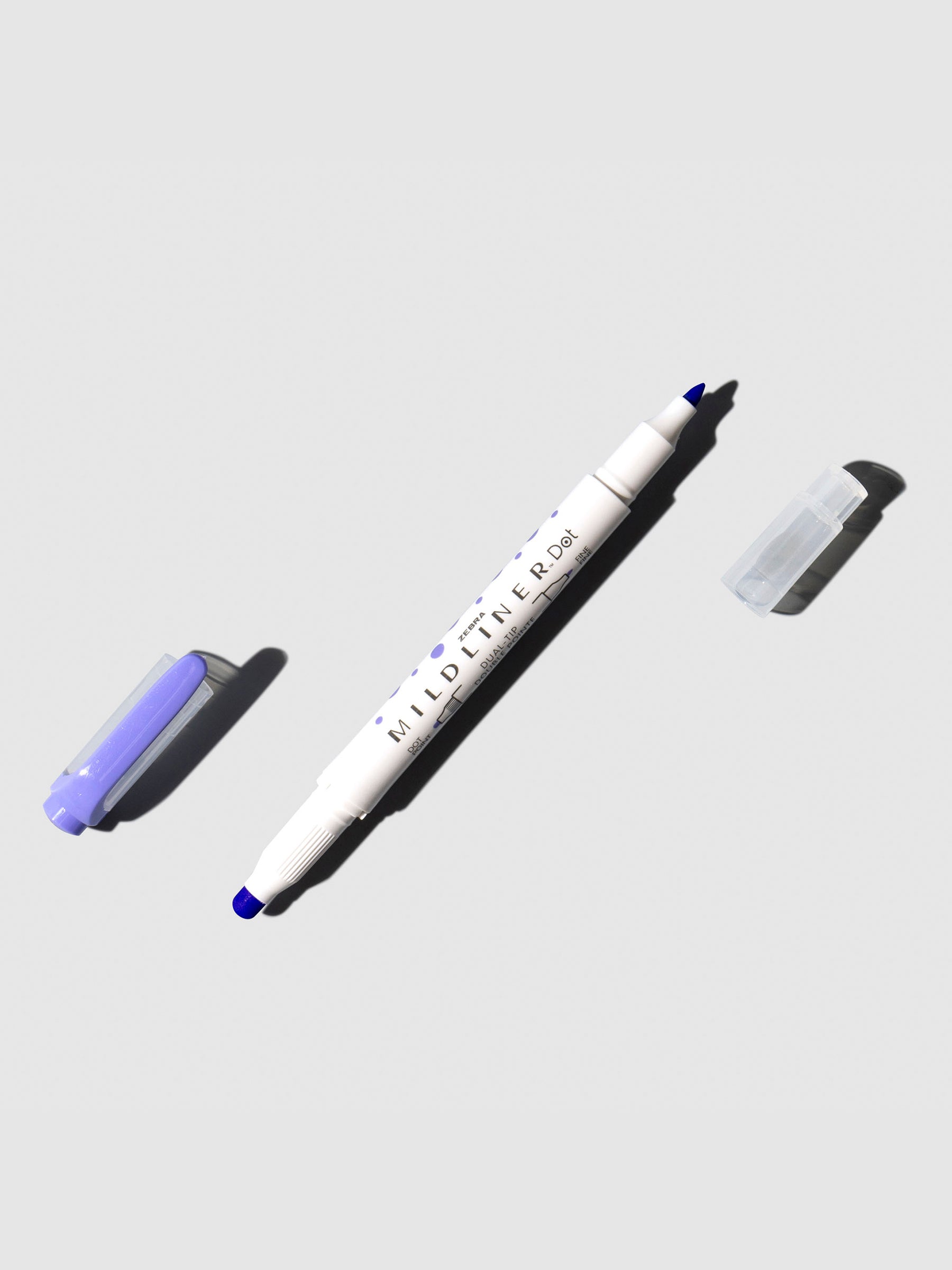 Mildliner highlighter displayed on a neutral background. Color shown is lavender.