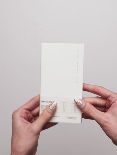 A notebook flip through featuring the 2027 Dated Travel Notebook | Monthly | Pocket Plus